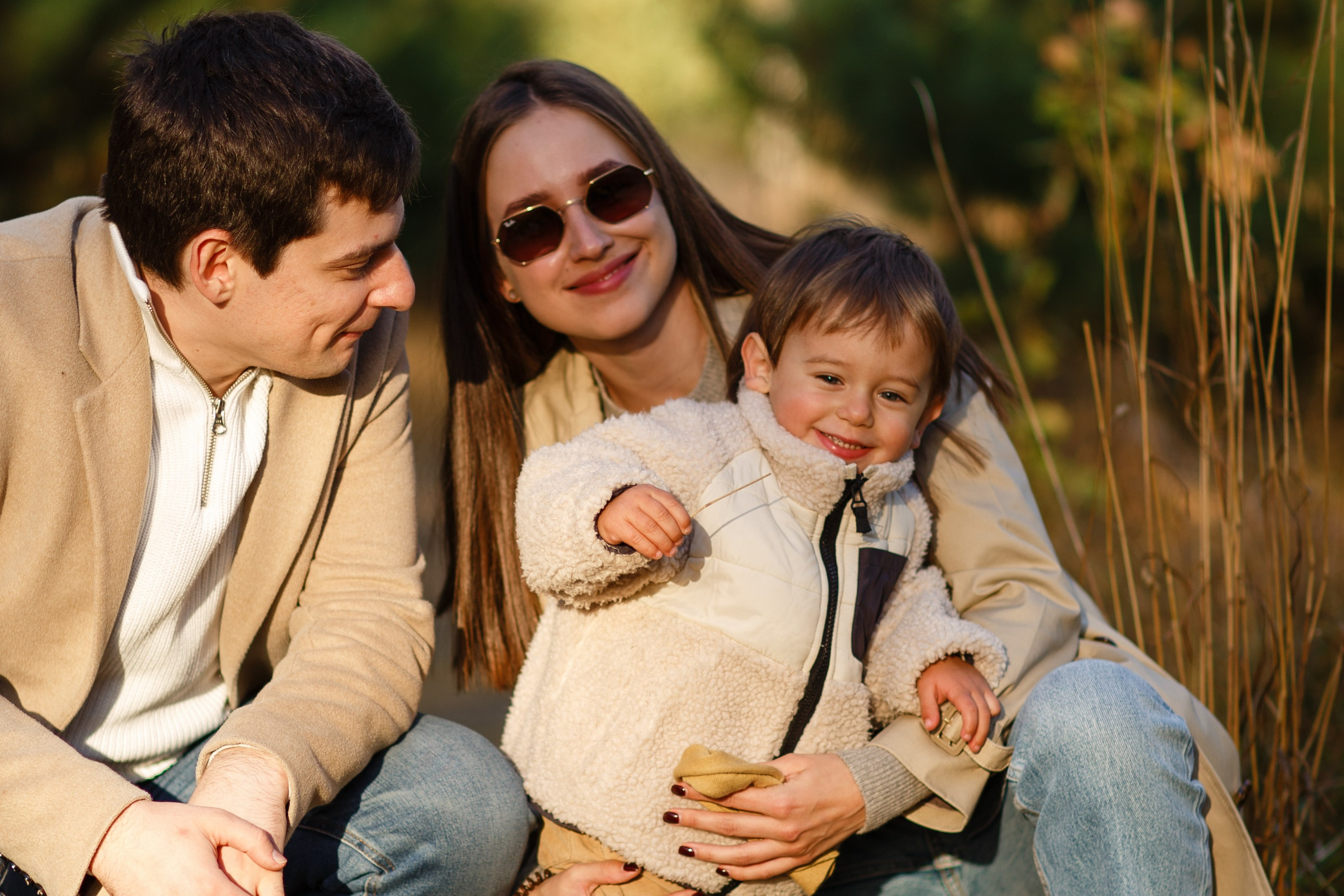 Осенняя прогулка на Барских прудах. Семейный фотограф Фрязино Зрячева Кристина