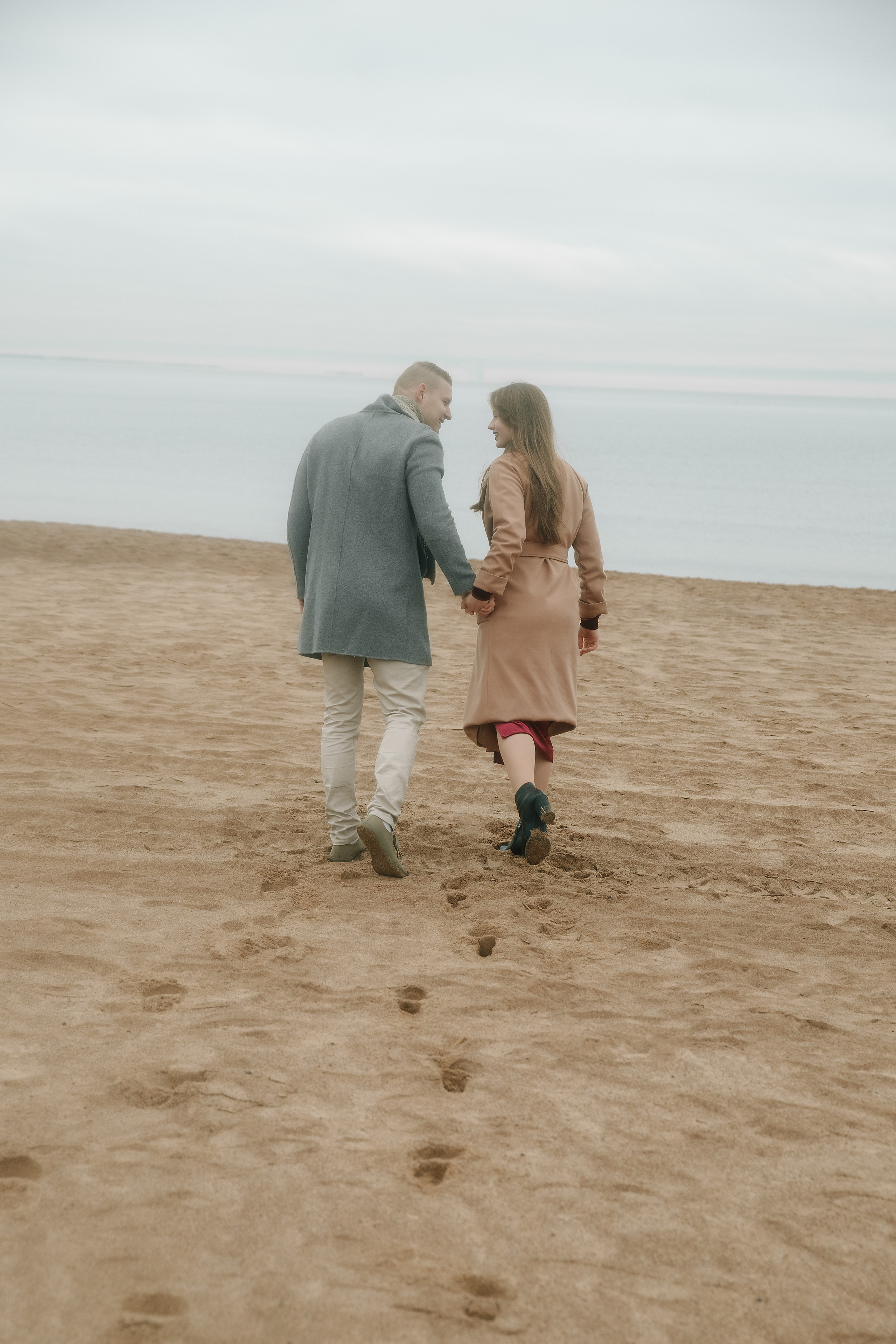 Юля и Денис — лав стори на Финском заливе. Свадебный и портретный фотограф в Санкт-Петербурге Анна Демьянова