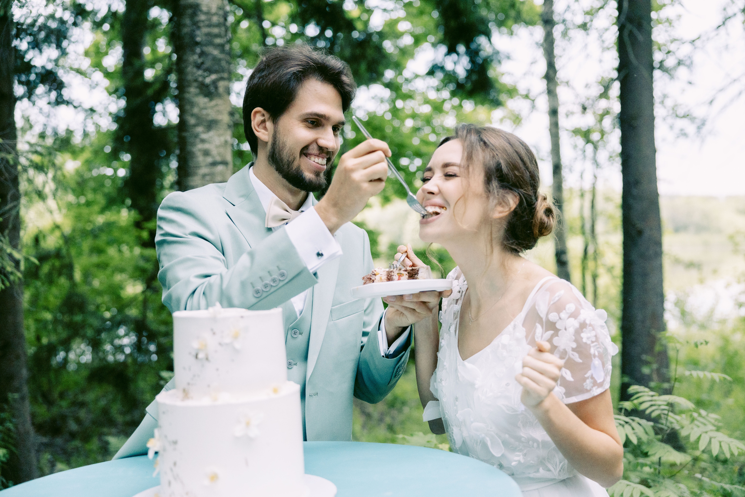 Свадьба в лесу. Репортажный и студийный фотограф в Москве — Софи