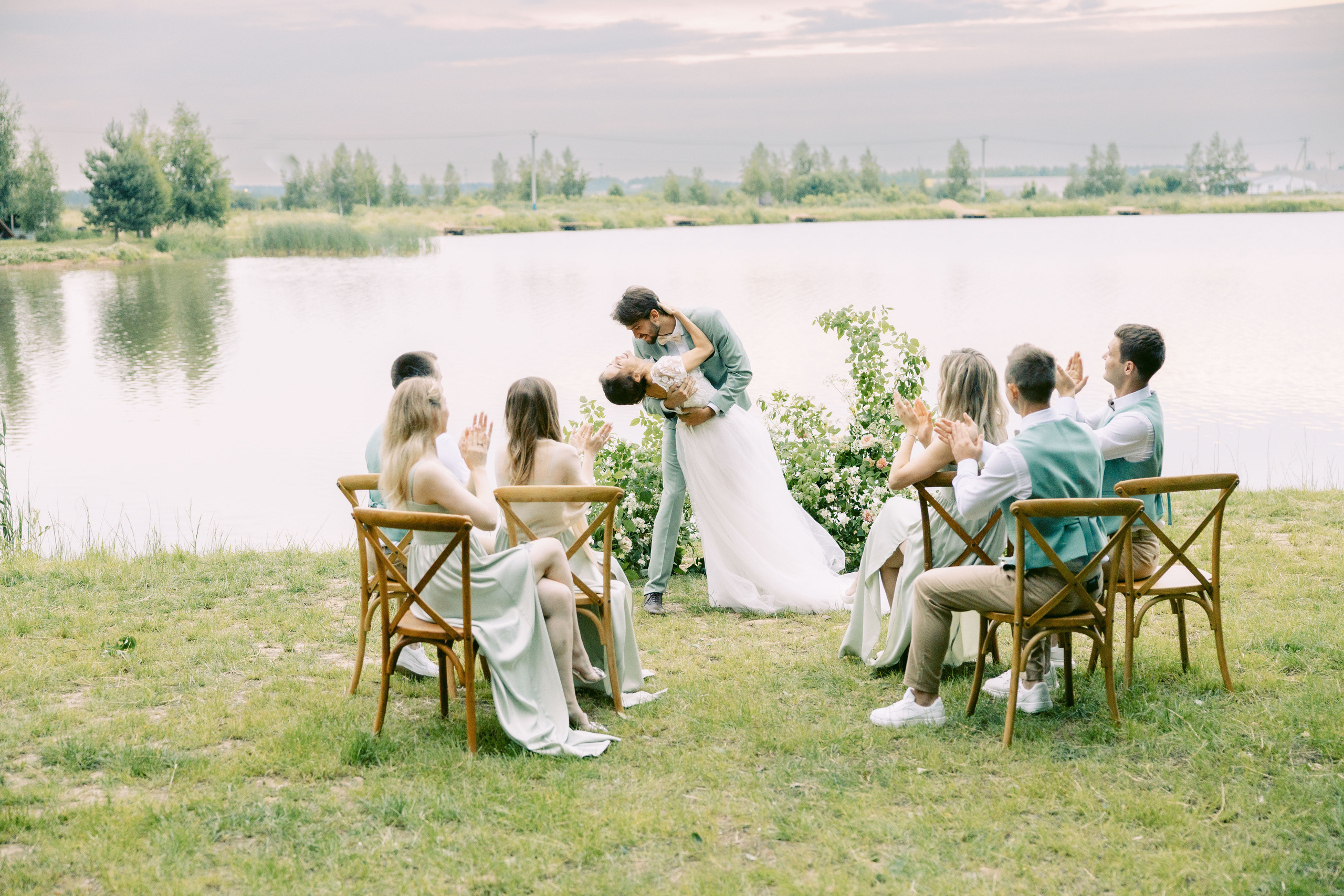 Свадьба в лесу. Репортажный и студийный фотограф в Москве — Софи