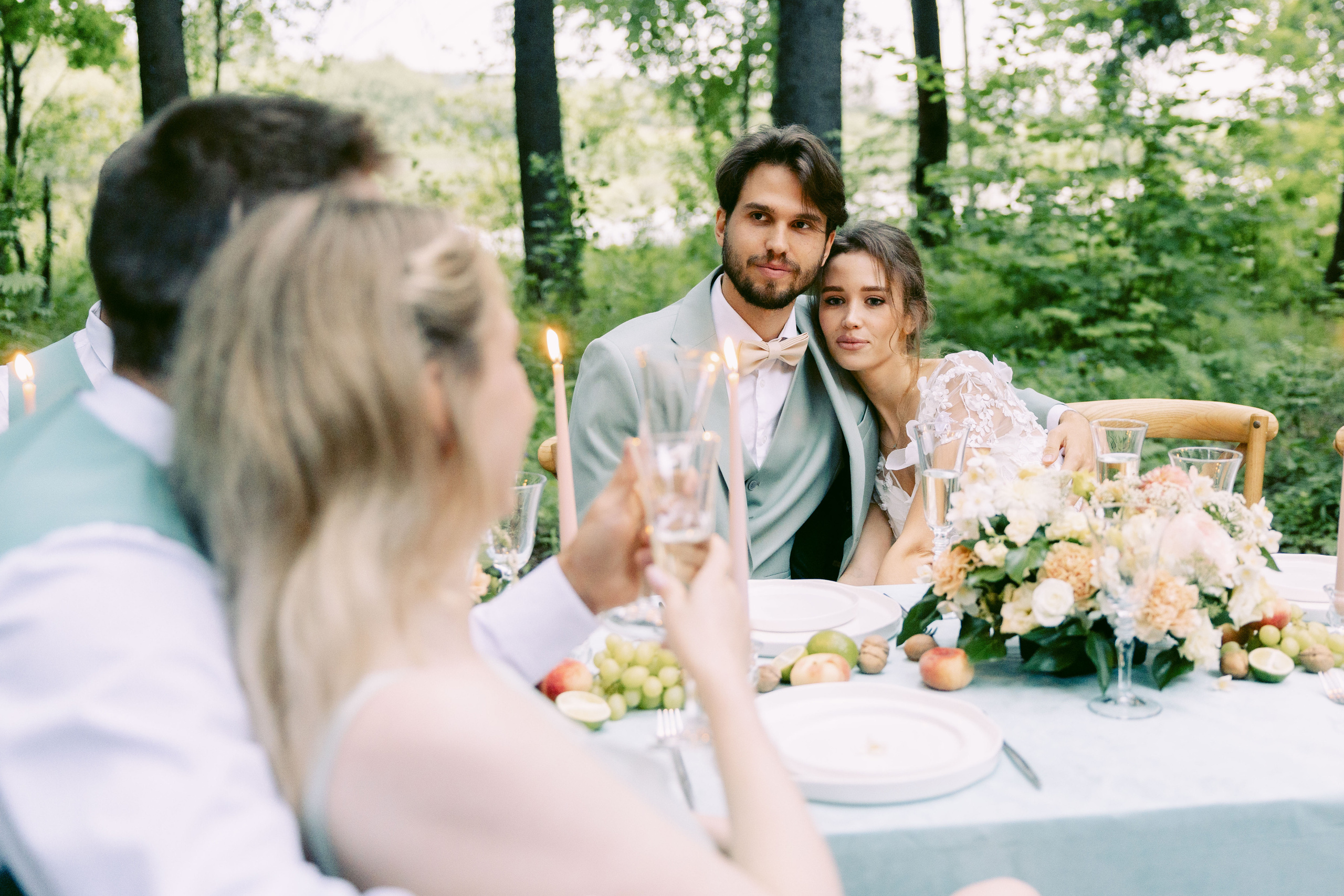 Свадьба в лесу. Репортажный и студийный фотограф в Москве — Софи