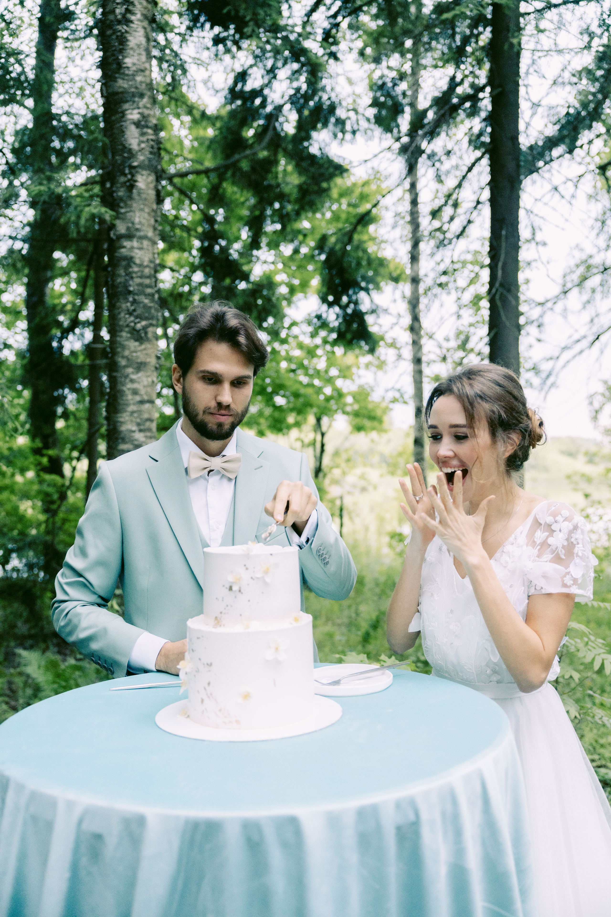 Свадьба в лесу. Репортажный и студийный фотограф в Москве — Софи