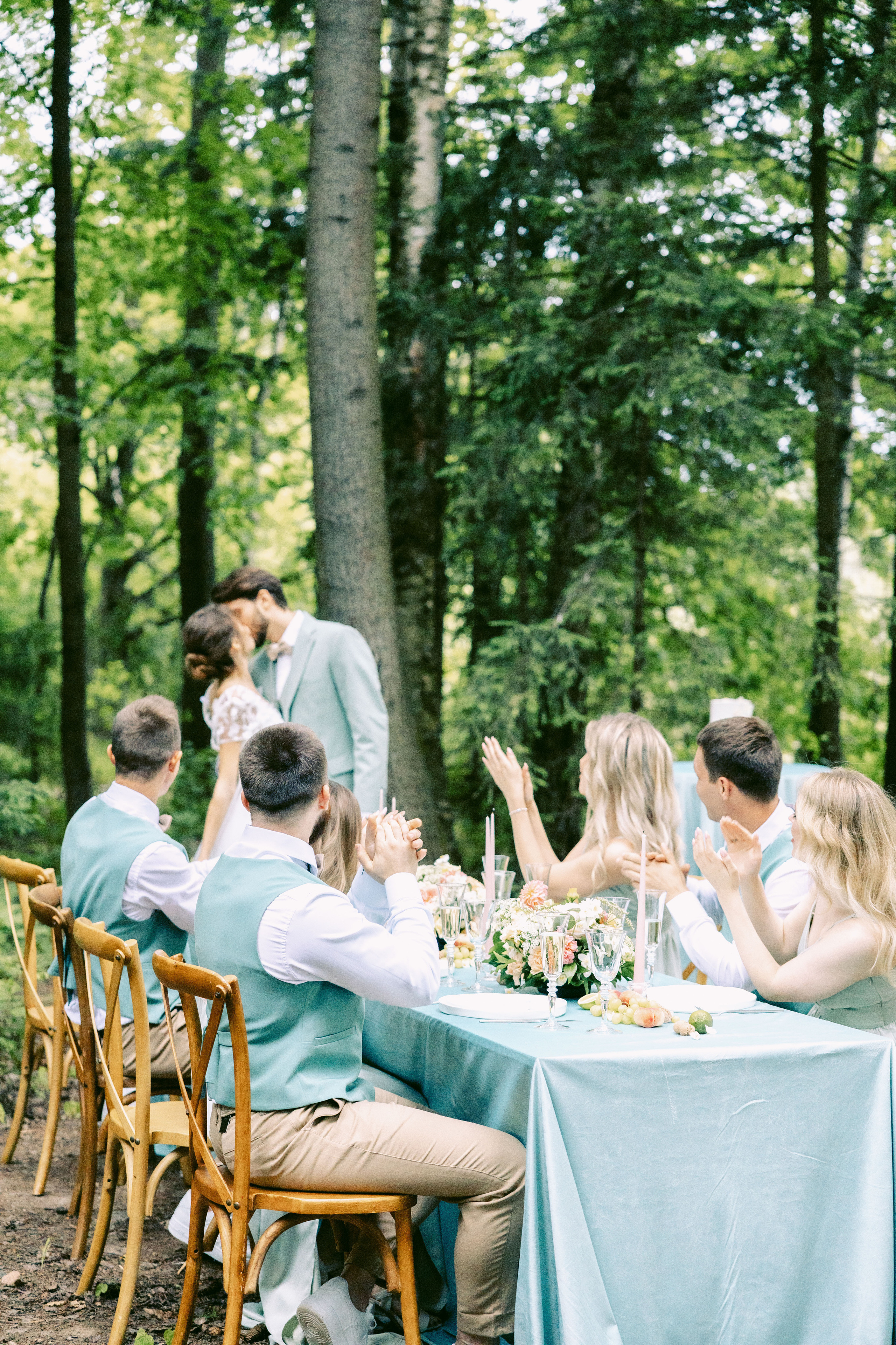 Свадьба в лесу. Репортажный и студийный фотограф в Москве — Софи