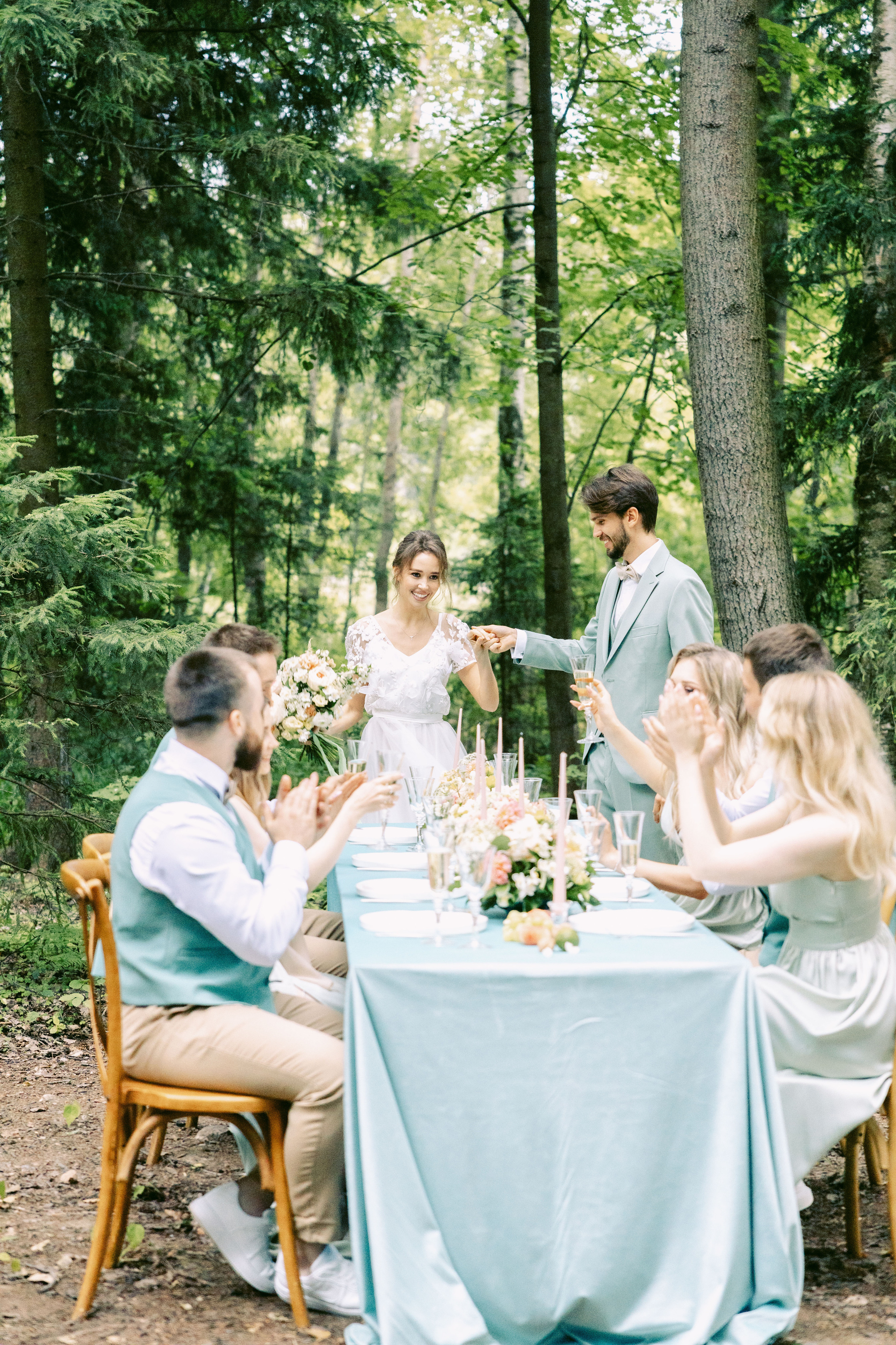 Свадьба в лесу. Репортажный и студийный фотограф в Москве — Софи
