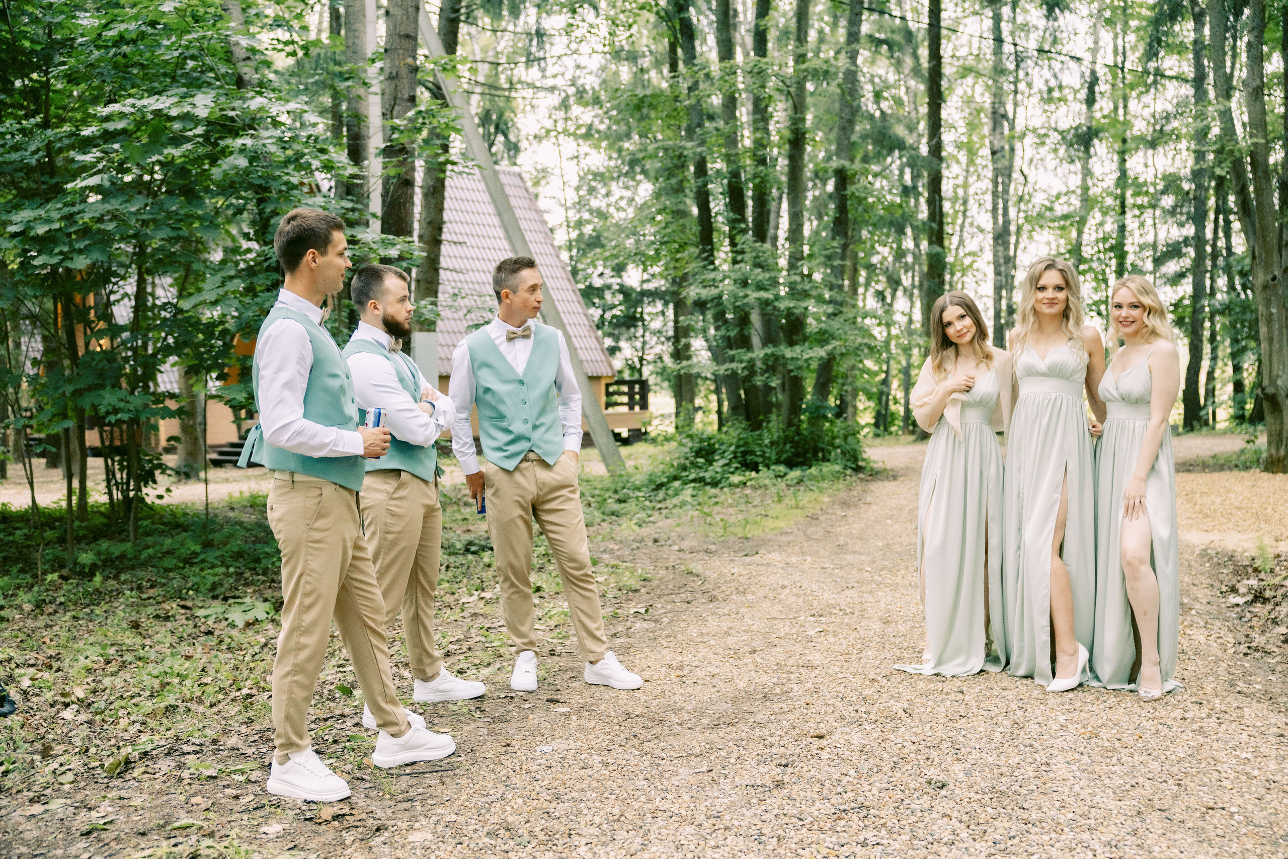 Свадьба в лесу. Репортажный и студийный фотограф в Москве — Софи