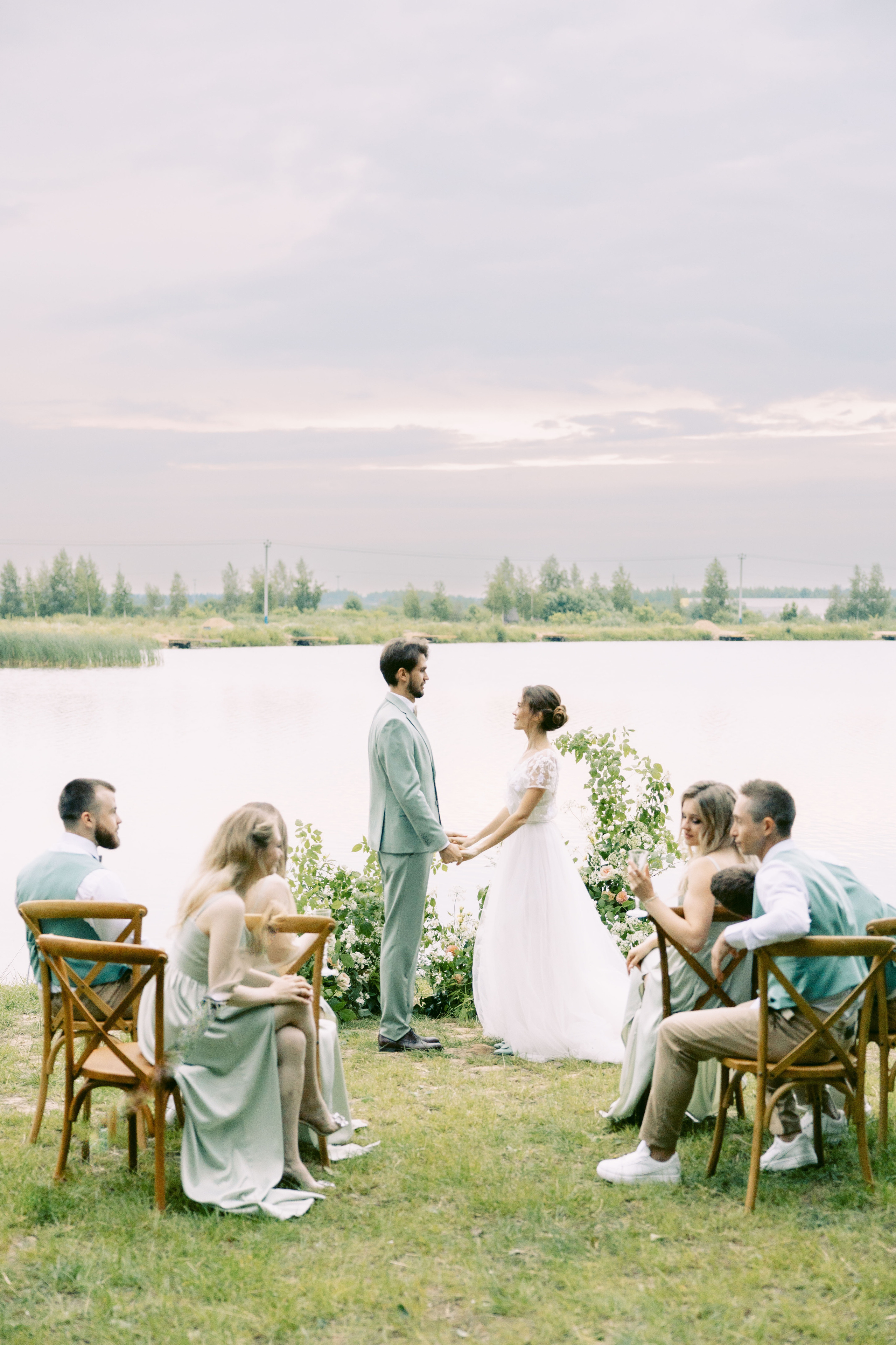 Свадьба в лесу. Репортажный и студийный фотограф в Москве — Софи