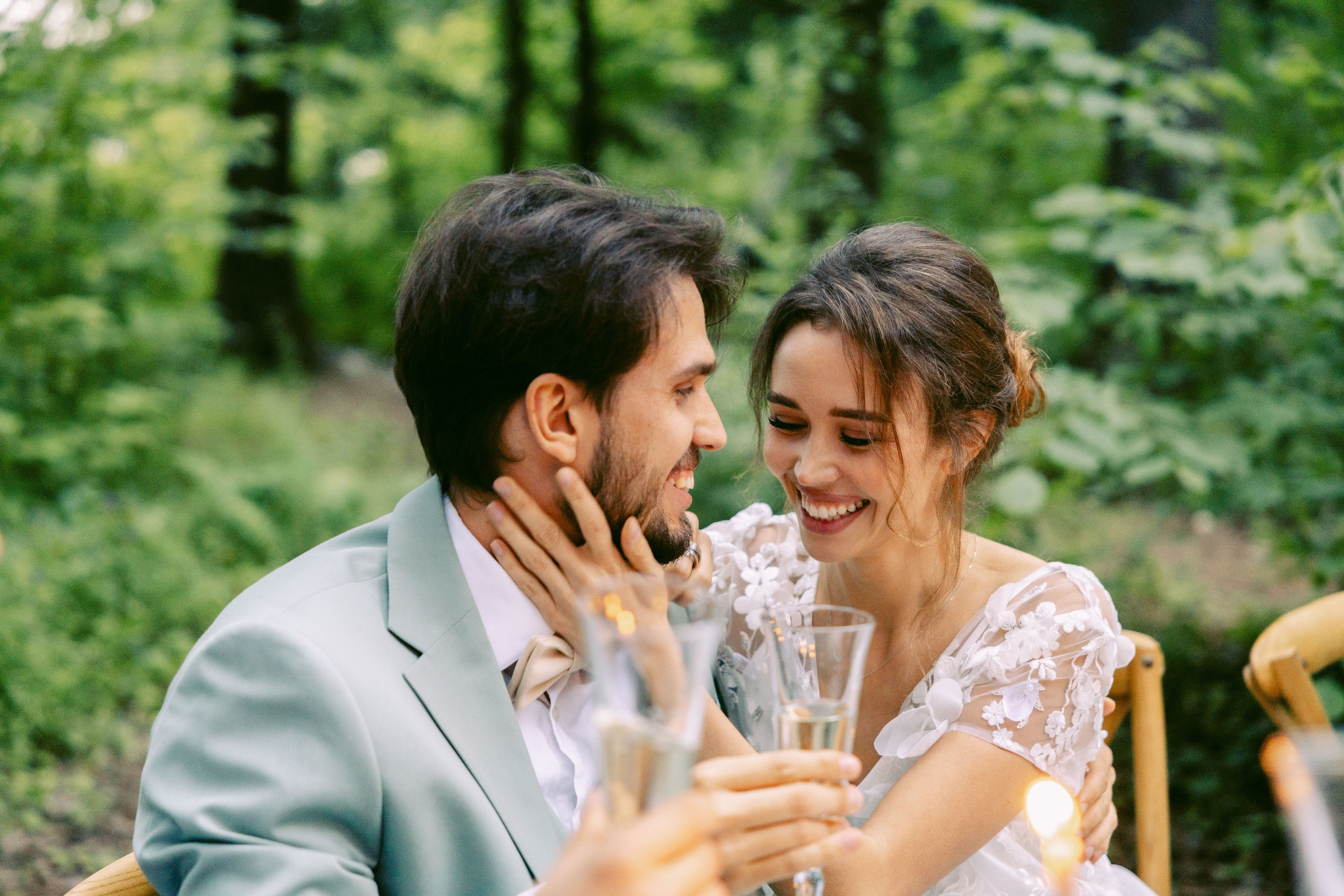 Свадьба в лесу. Репортажный и студийный фотограф в Москве — Софи