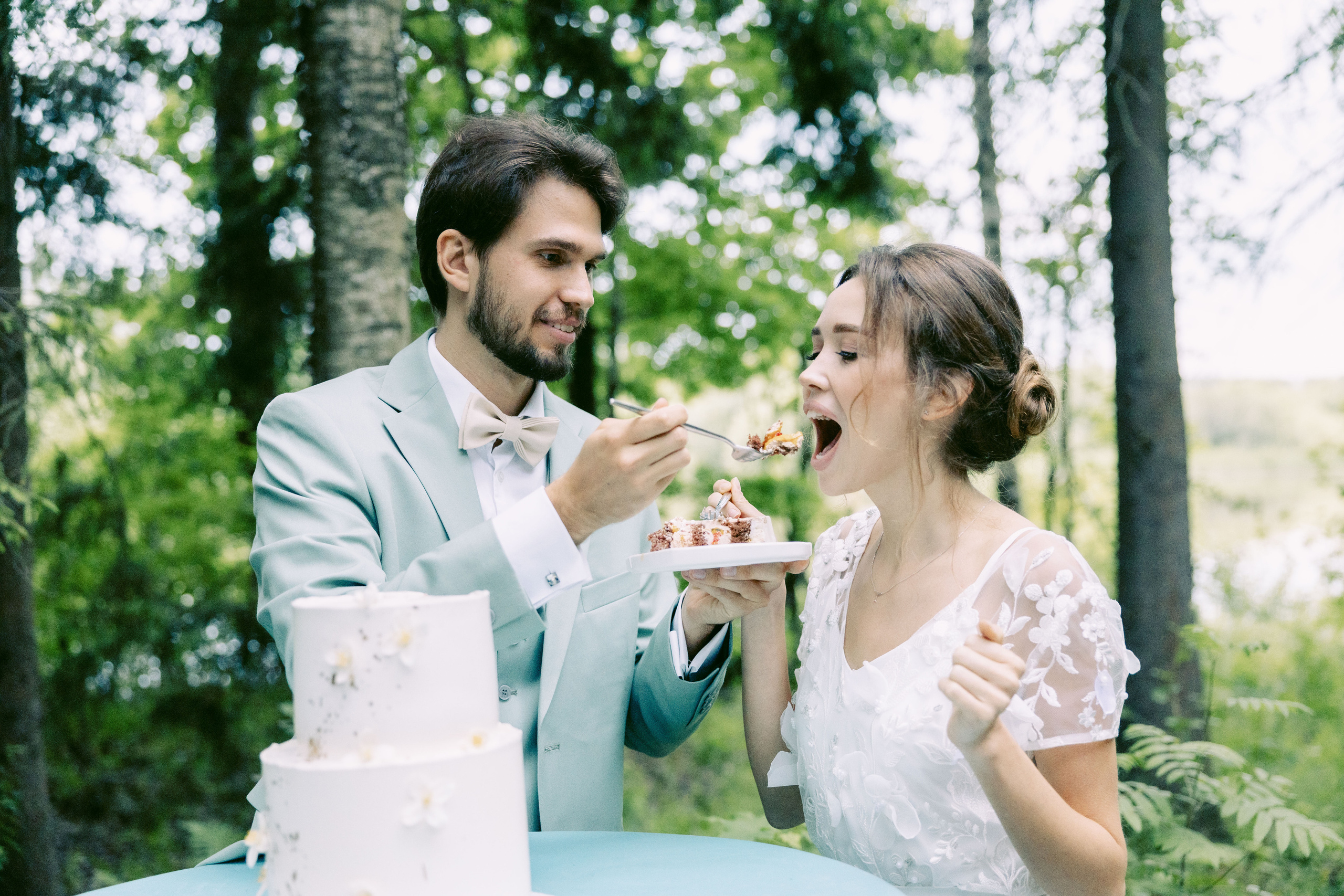 Свадьба в лесу. Репортажный и студийный фотограф в Москве — Софи