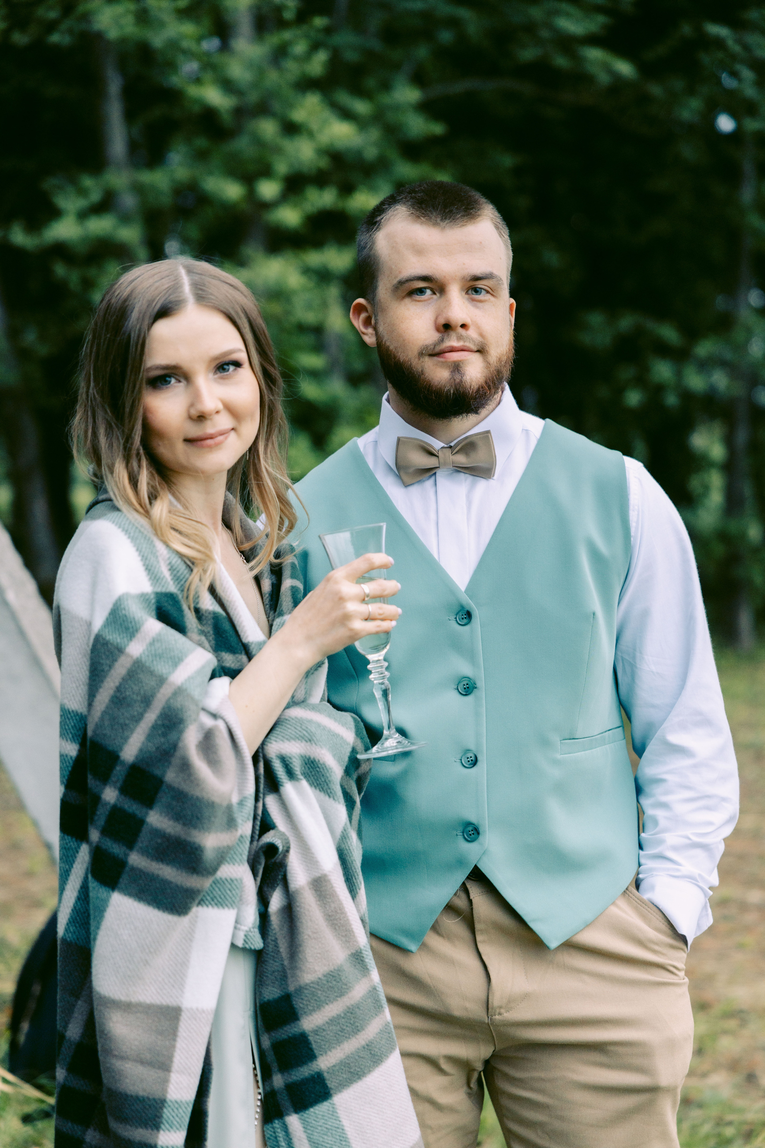 Свадьба в лесу. Репортажный и студийный фотограф в Москве — Софи