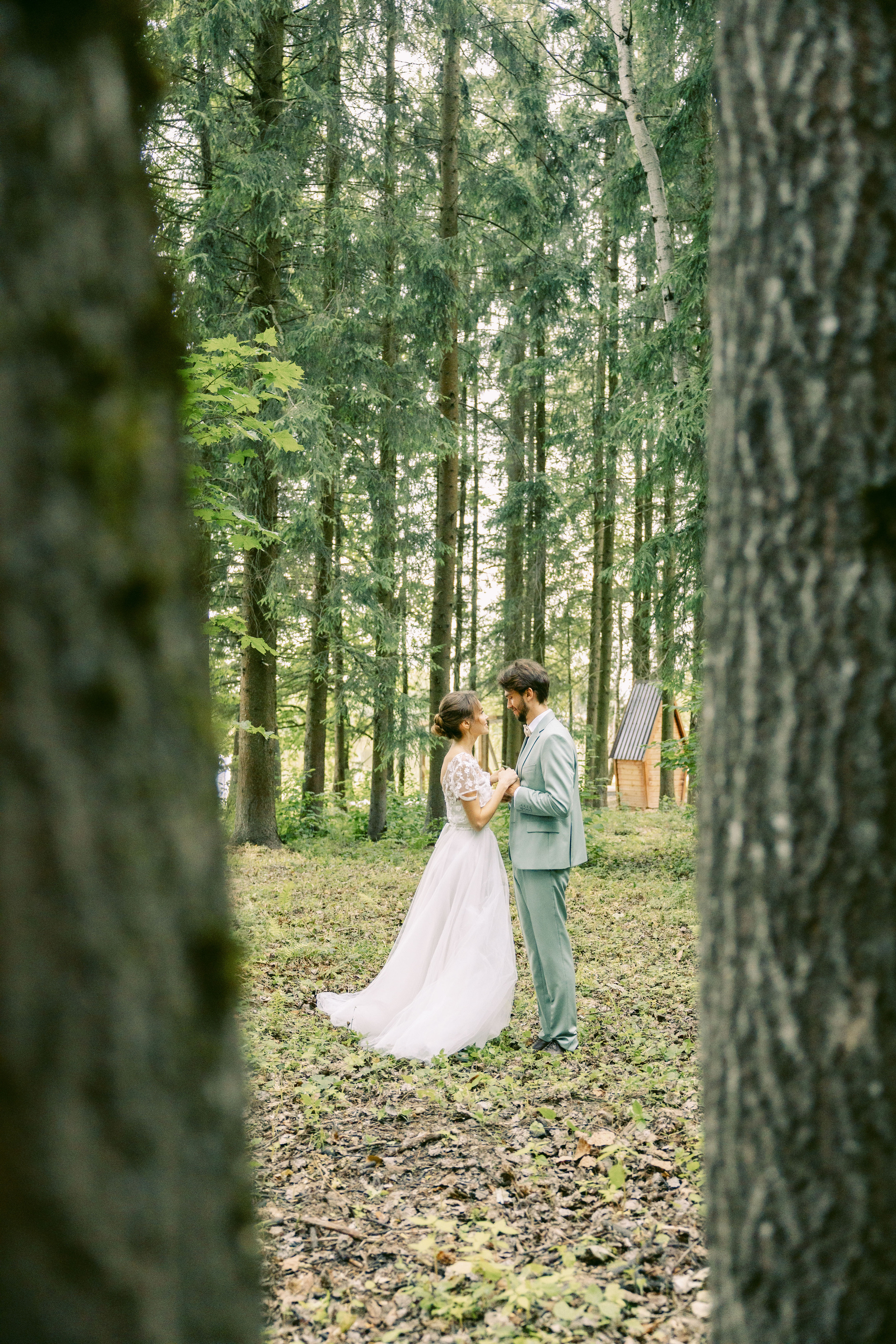 Свадьба в лесу. Репортажный и студийный фотограф в Москве — Софи