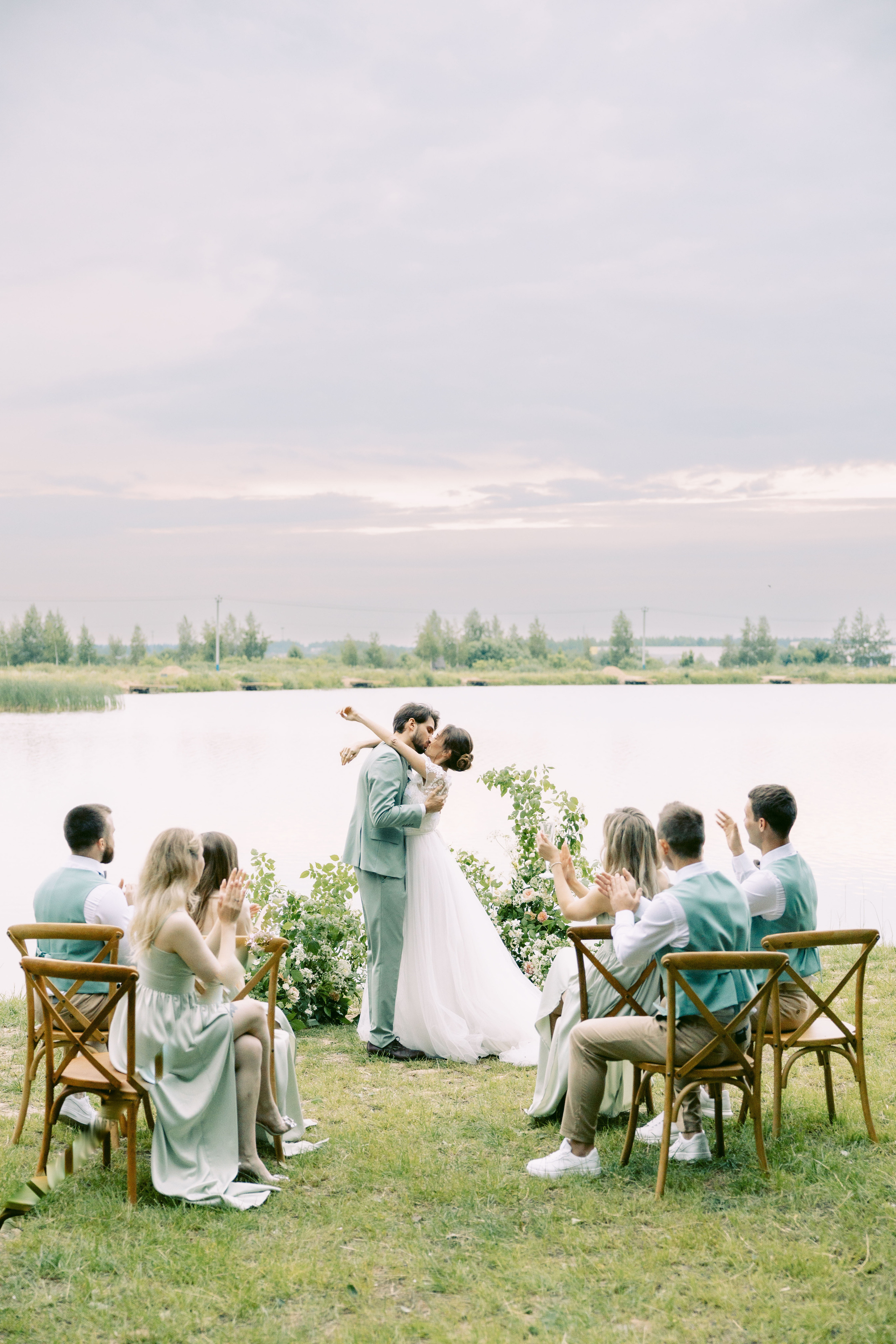 Свадьба в лесу. Репортажный и студийный фотограф в Москве — Софи