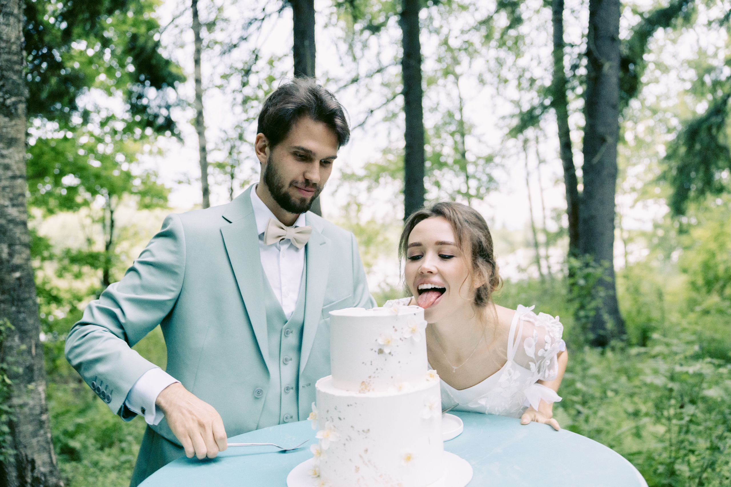 Свадьба в лесу. Репортажный и студийный фотограф в Москве — Софи