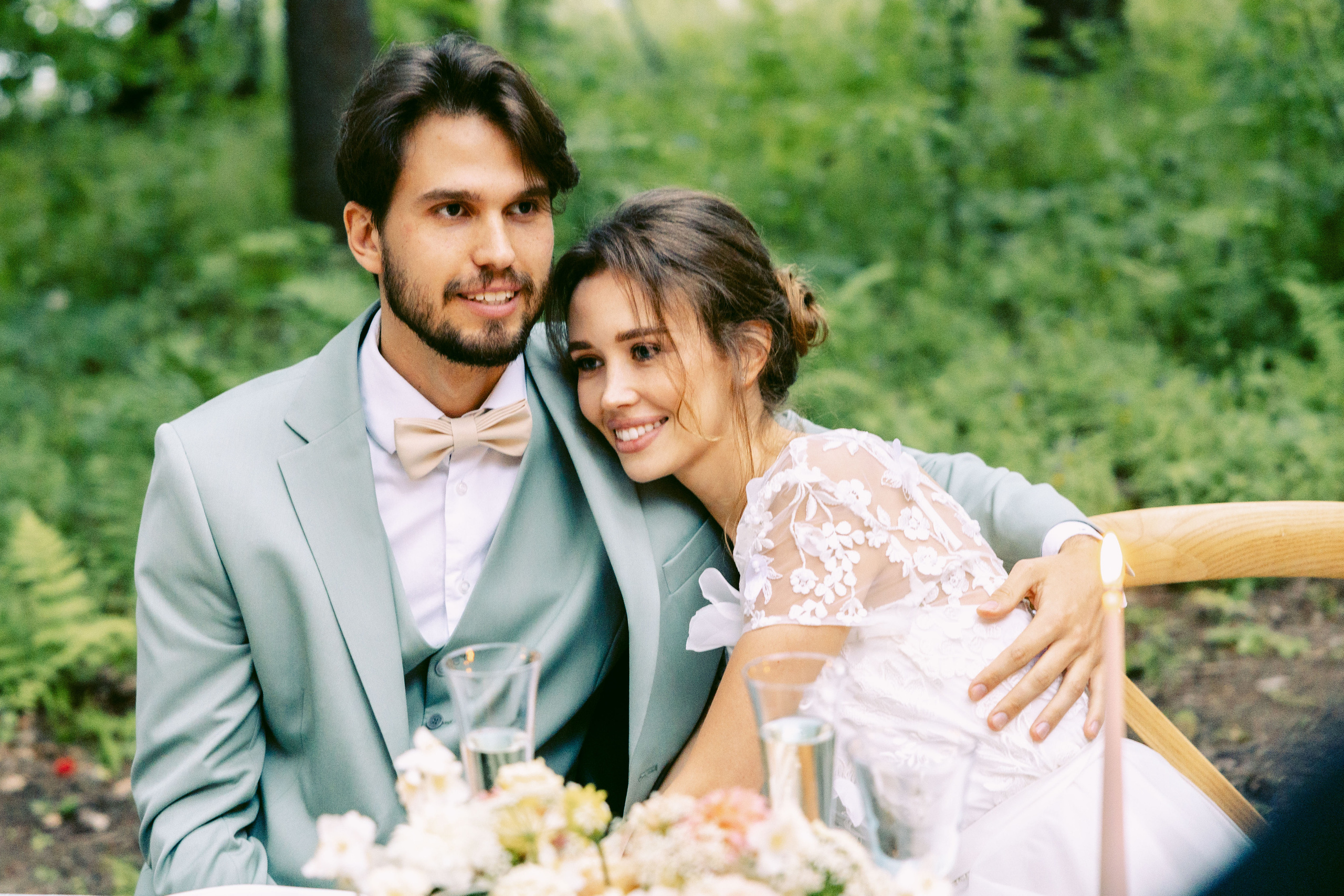 Свадьба в лесу. Репортажный и студийный фотограф в Москве — Софи