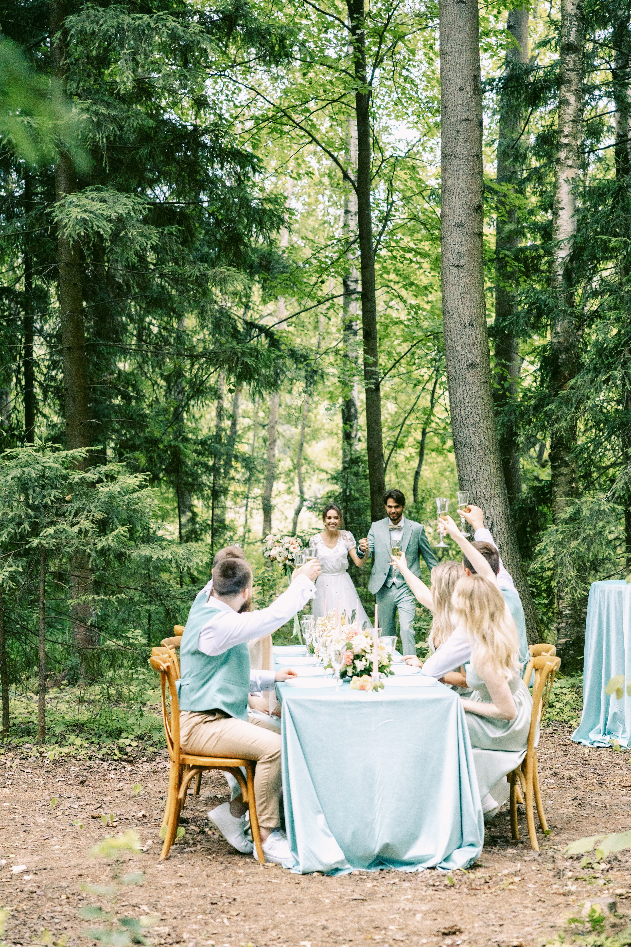 Свадьба в лесу. Репортажный и студийный фотограф в Москве — Софи