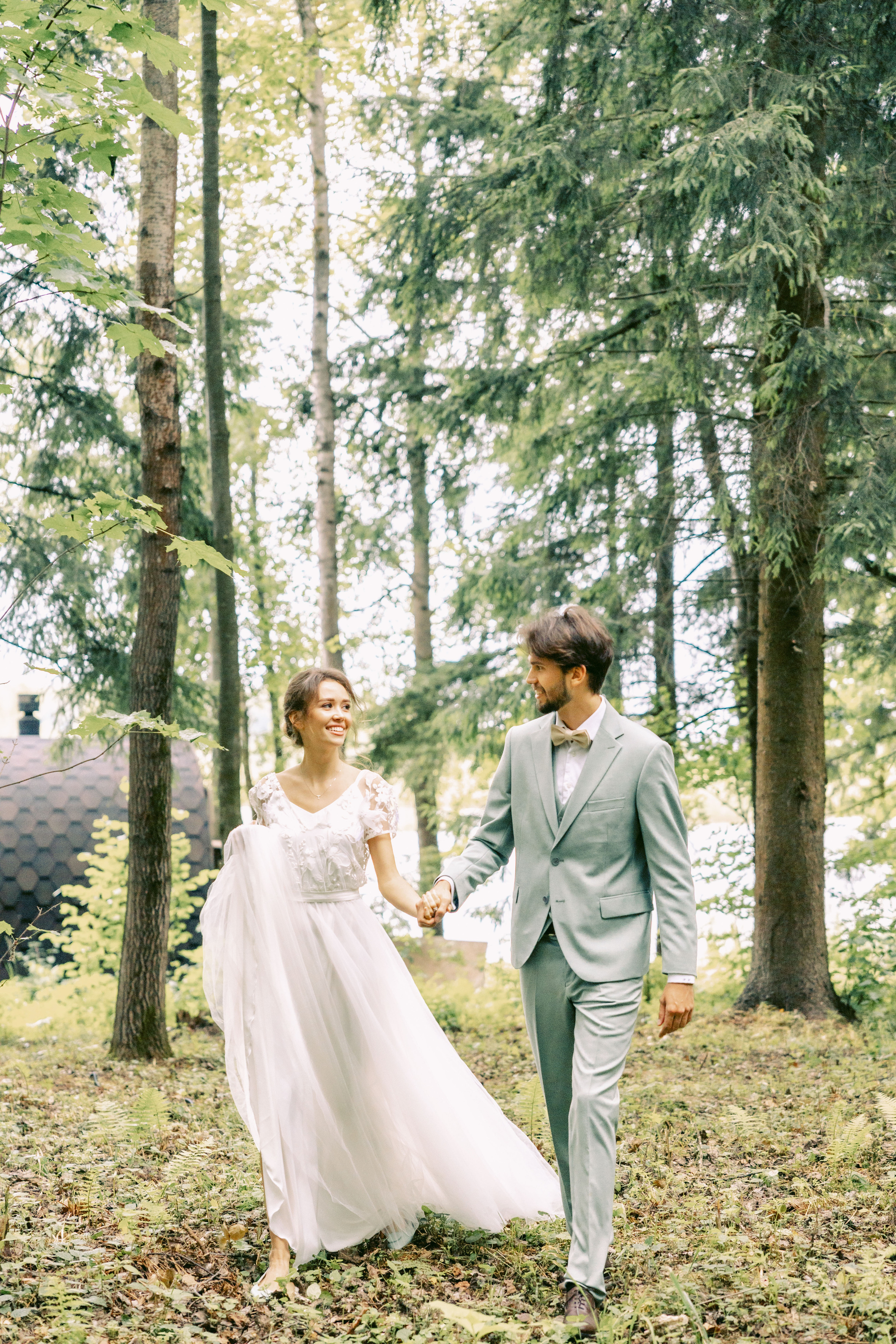 Свадьба в лесу. Репортажный и студийный фотограф в Москве — Софи