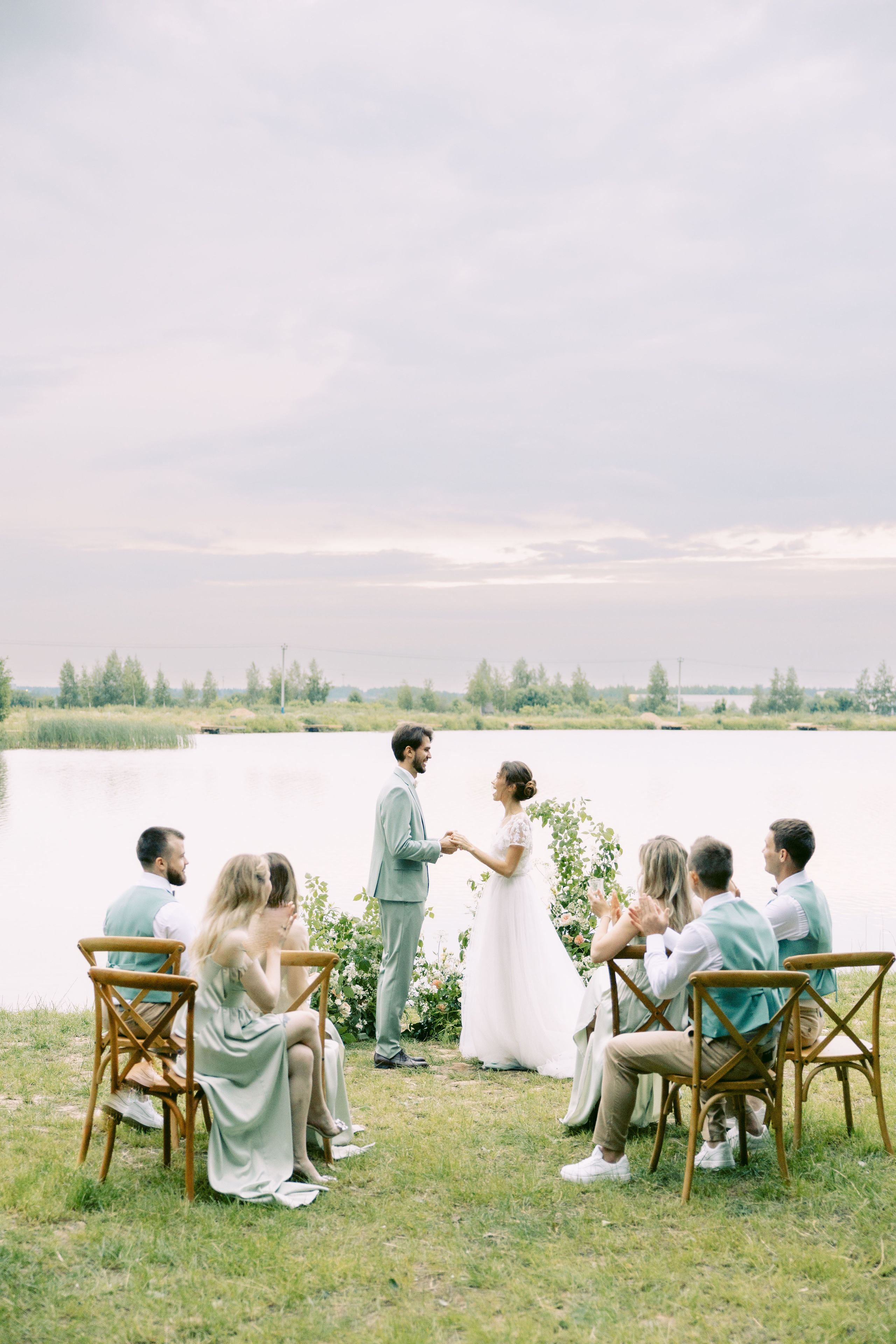 Свадьба в лесу. Репортажный и студийный фотограф в Москве — Софи