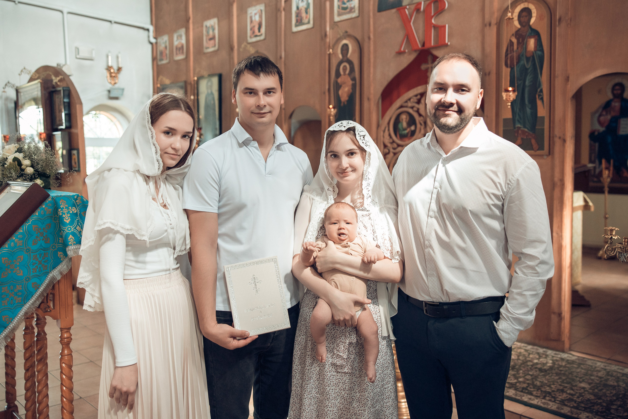 Таинство Крещения Анатолия. Церковь Троицы Живоначальной в Мурмино. Семейный фотограф в Рязани и Рязанской области