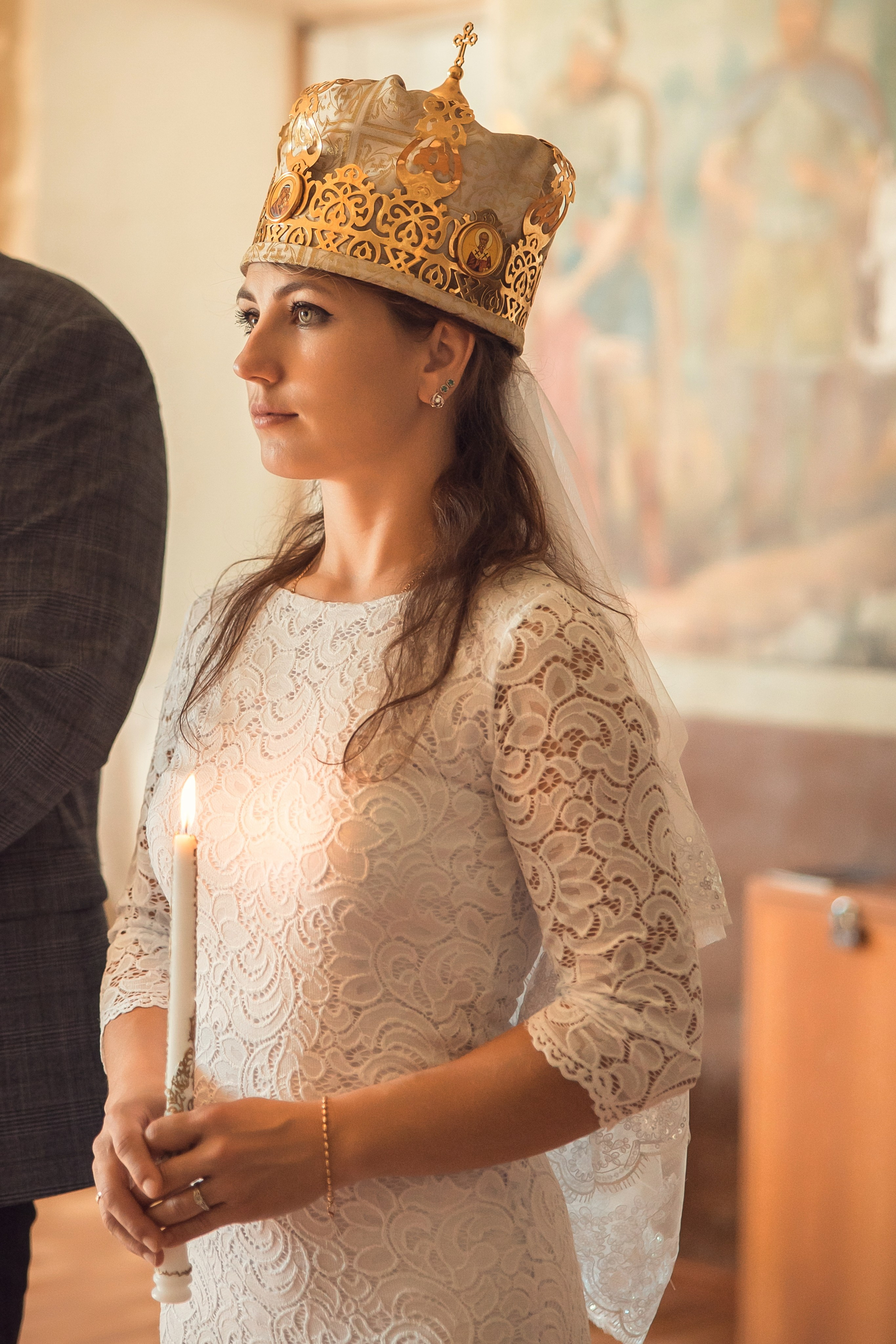 Анастасия и Сергей. Церковь Усекновения главы Иоанна Предтечи при Архиерейском доме. Семейный фотограф в Рязани и Рязанской области