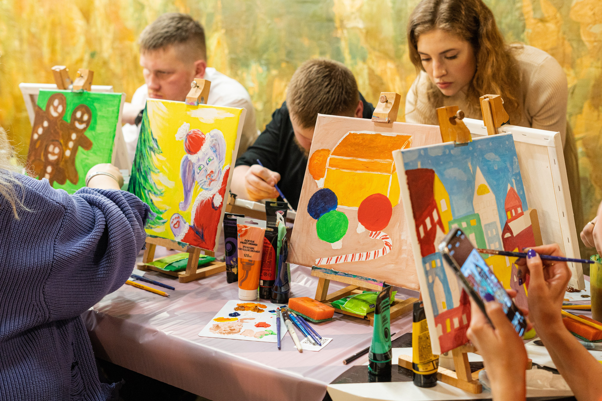 Корпоратив Teach Me Art 2. Портретный фотограф в Москве и Санкт-Петербурге Арина Чех