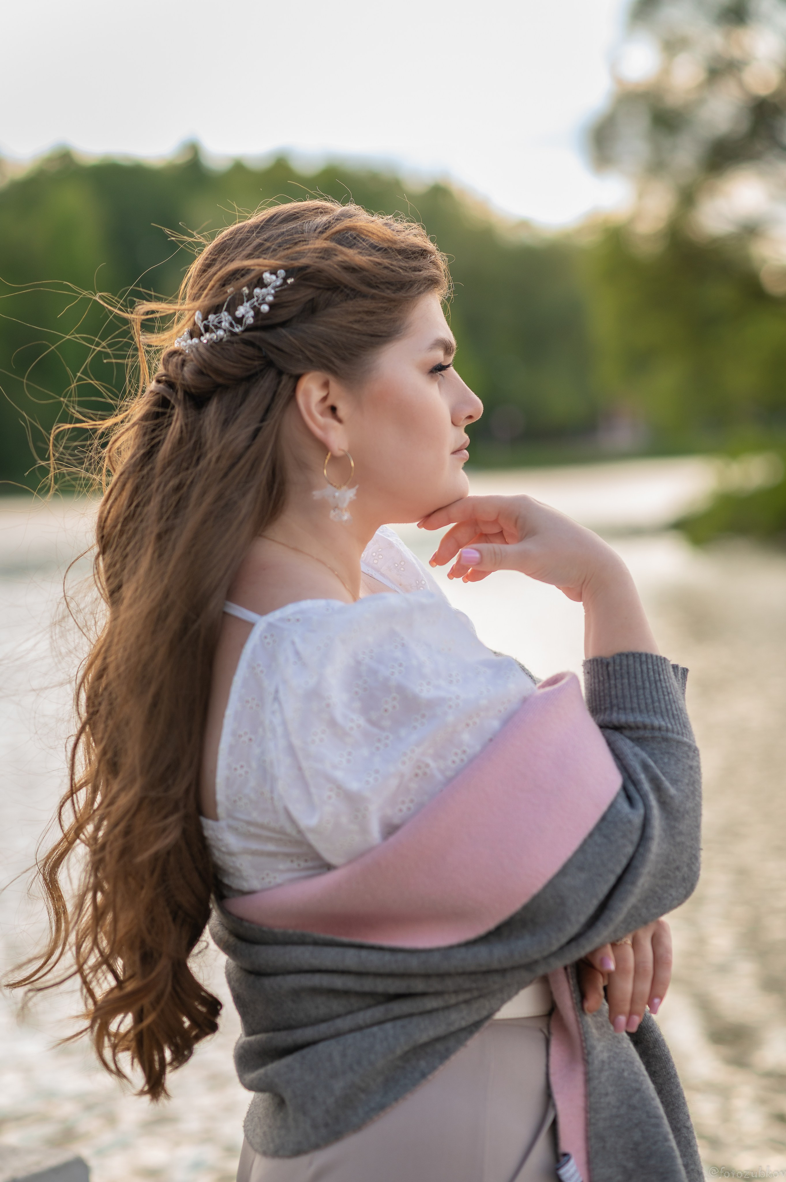 Красивая девушка в Царицыно