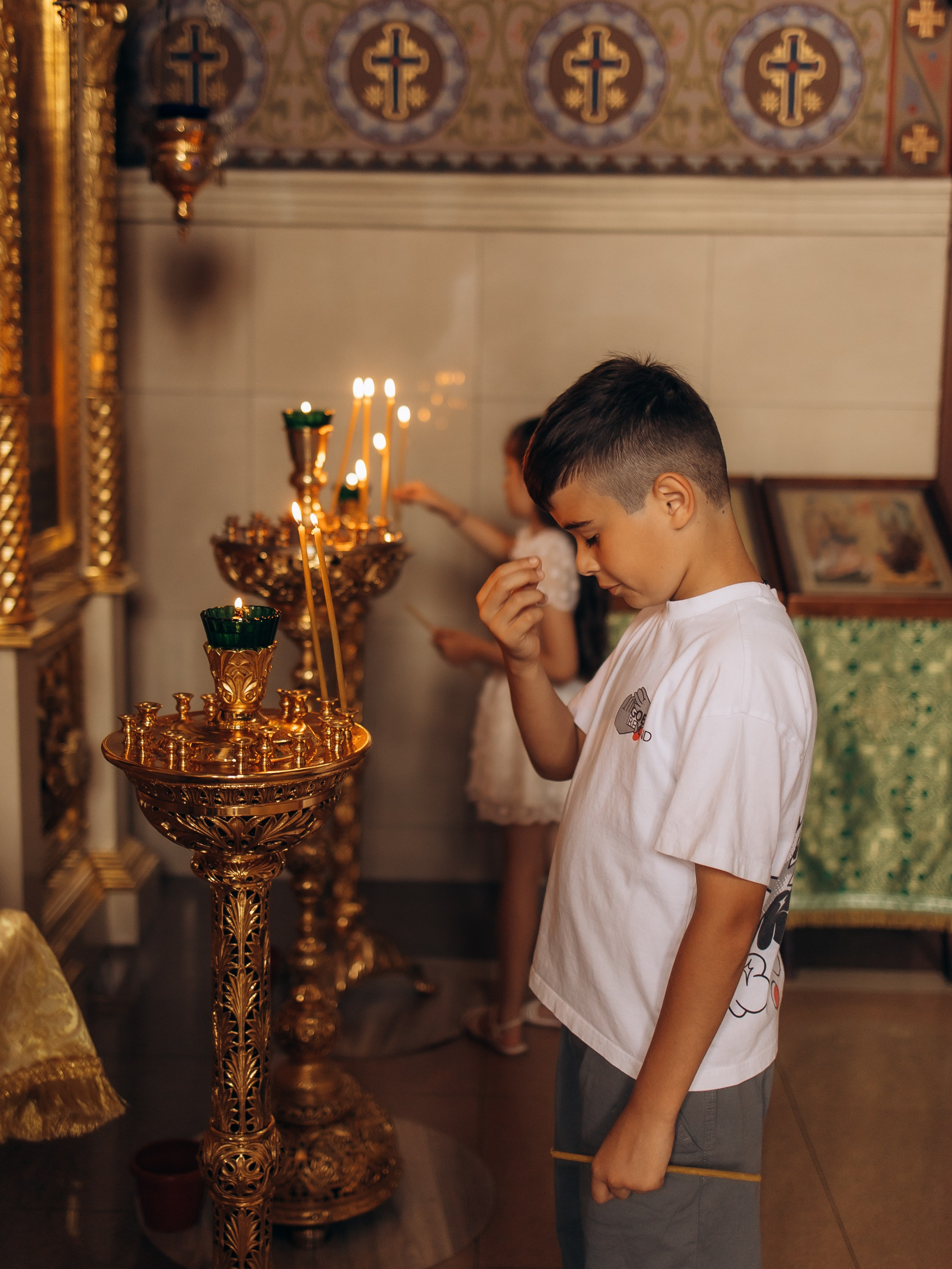 Крещение Николая и Александра. Семейный фотограф в Краснодаре Храмова Анна