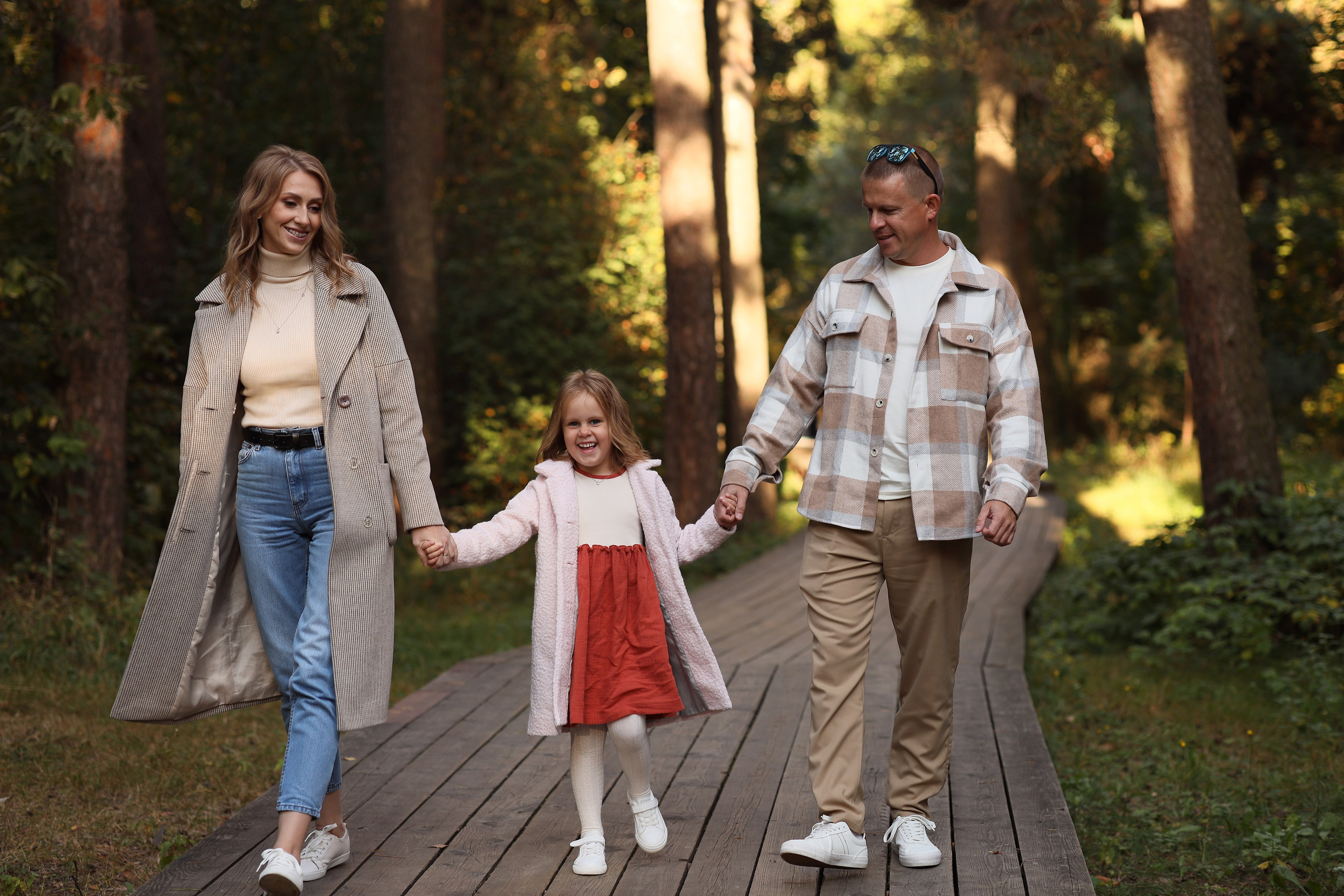 Надя, Женя и Ариана. Серебряный бор. Фотограф Москва Лара Чайка