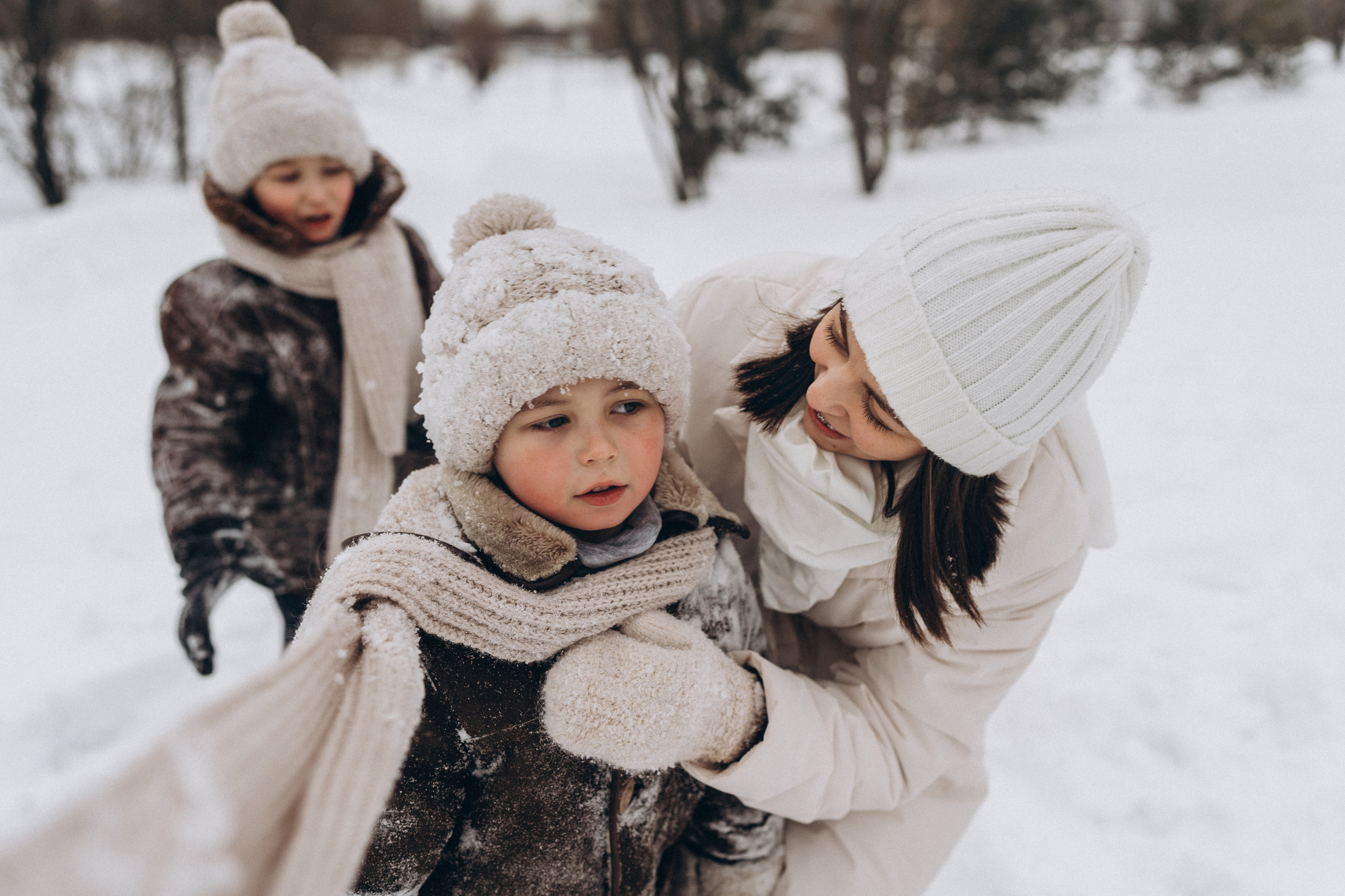 Зимняя семейная фотосессия. Детский, семейный и ньюборн фотограф в Москве Юлия Шуарт
