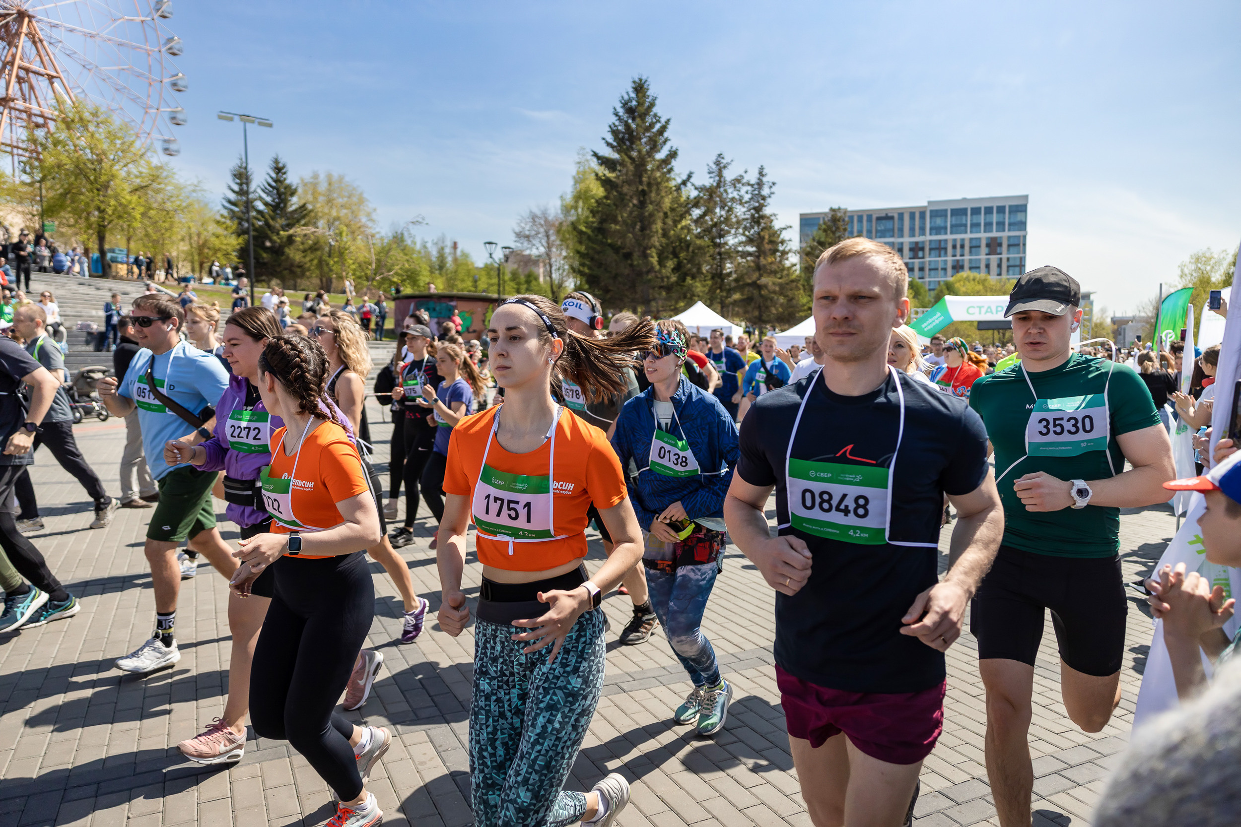 СБЕР. Зелёный марафон. Фотограф Александр Шалагин