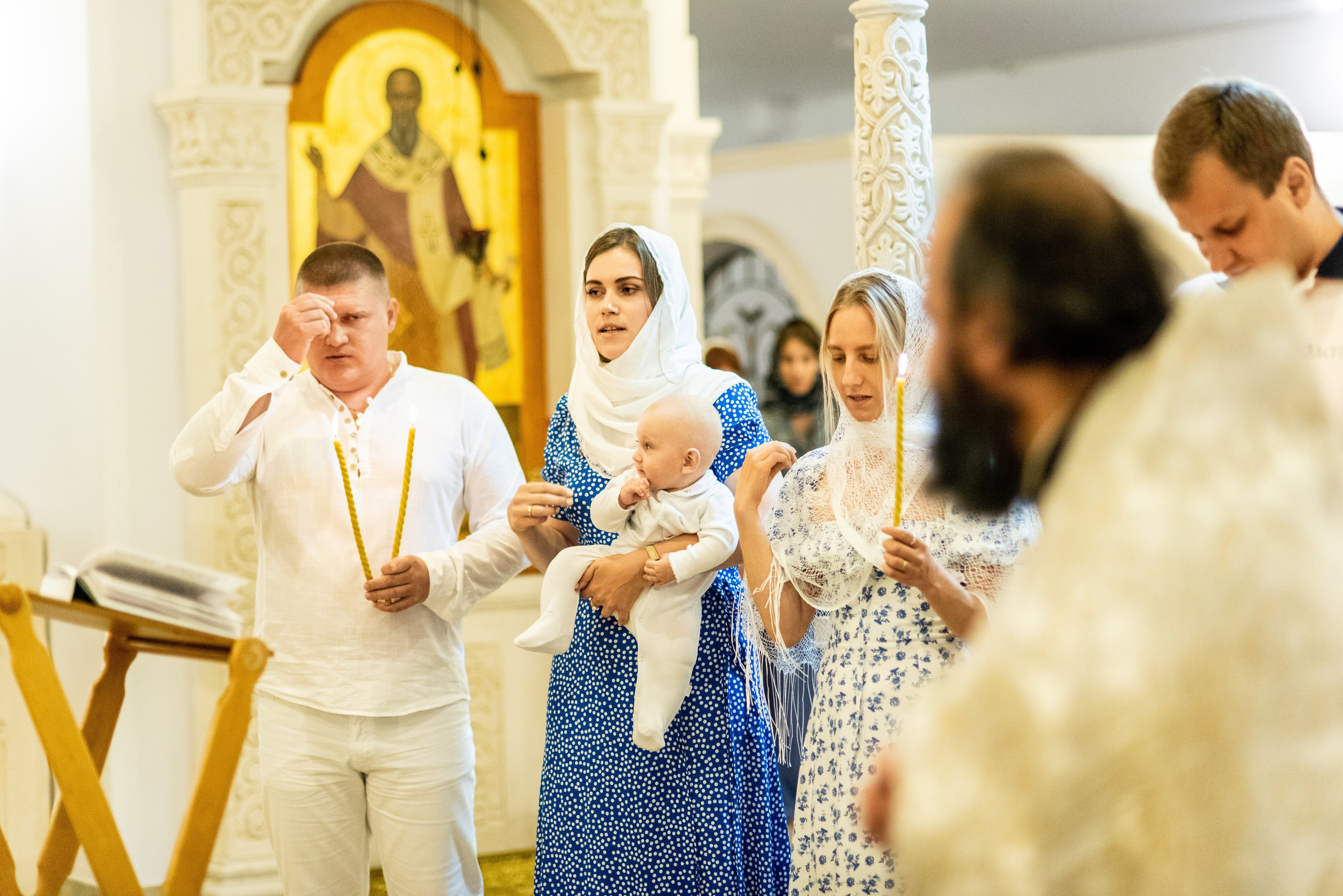 Крещении Ксении. Фотограф Юлия Попова