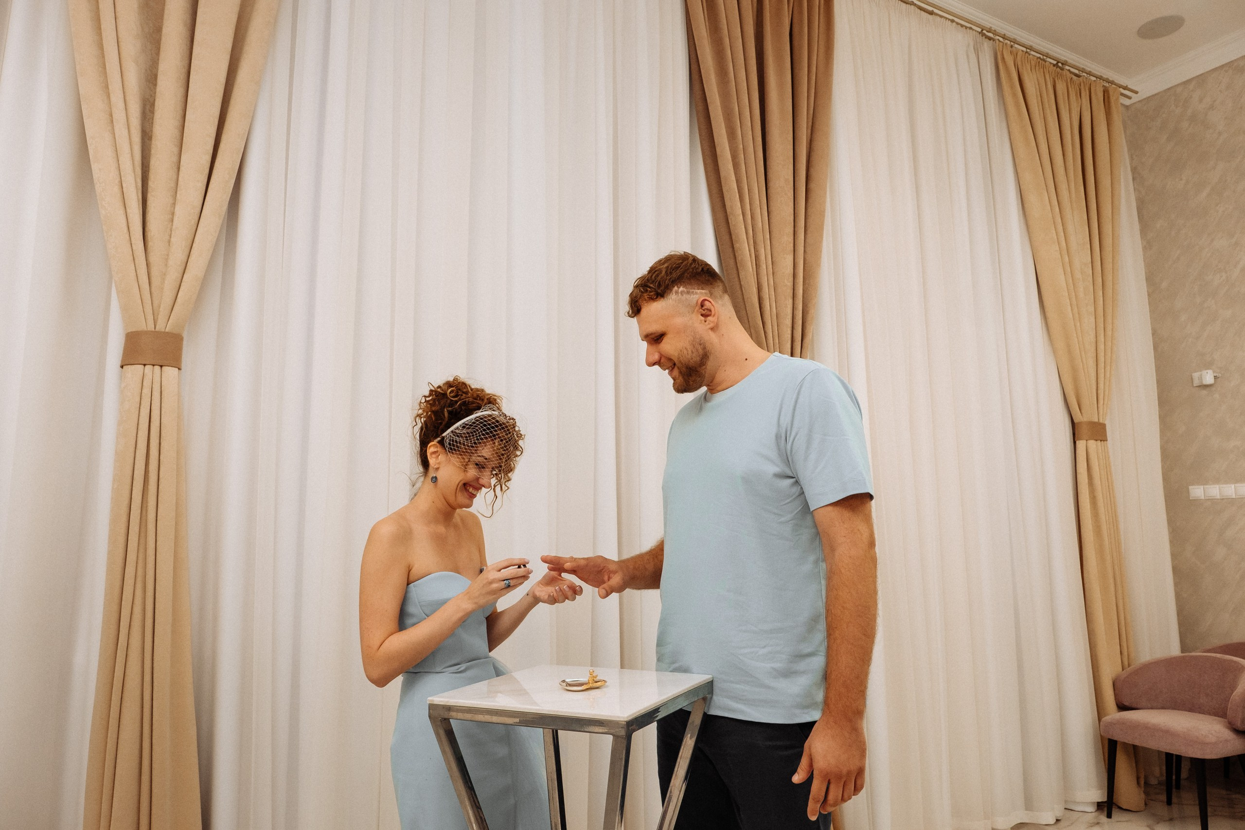 Хочу голубое платье. Свадебный фотограф Александра Тюлякова