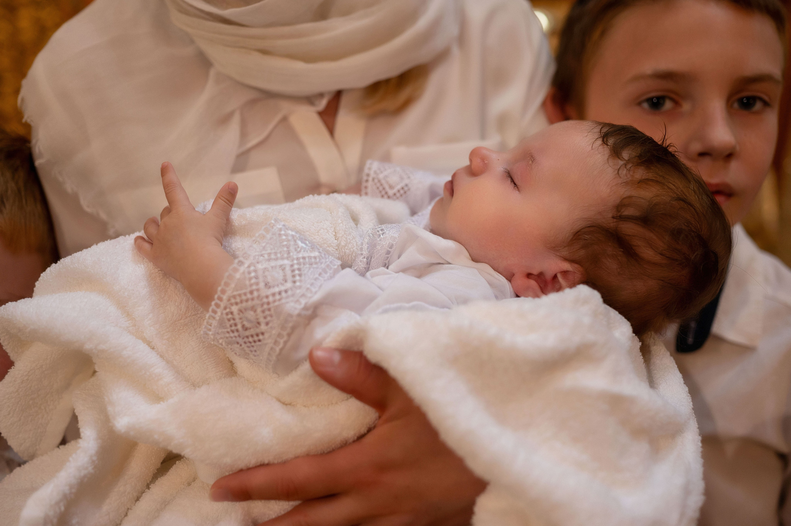 Крещение мл. Фотинии. Семейный фотограф в г. Воскресенск Наталия Молева
