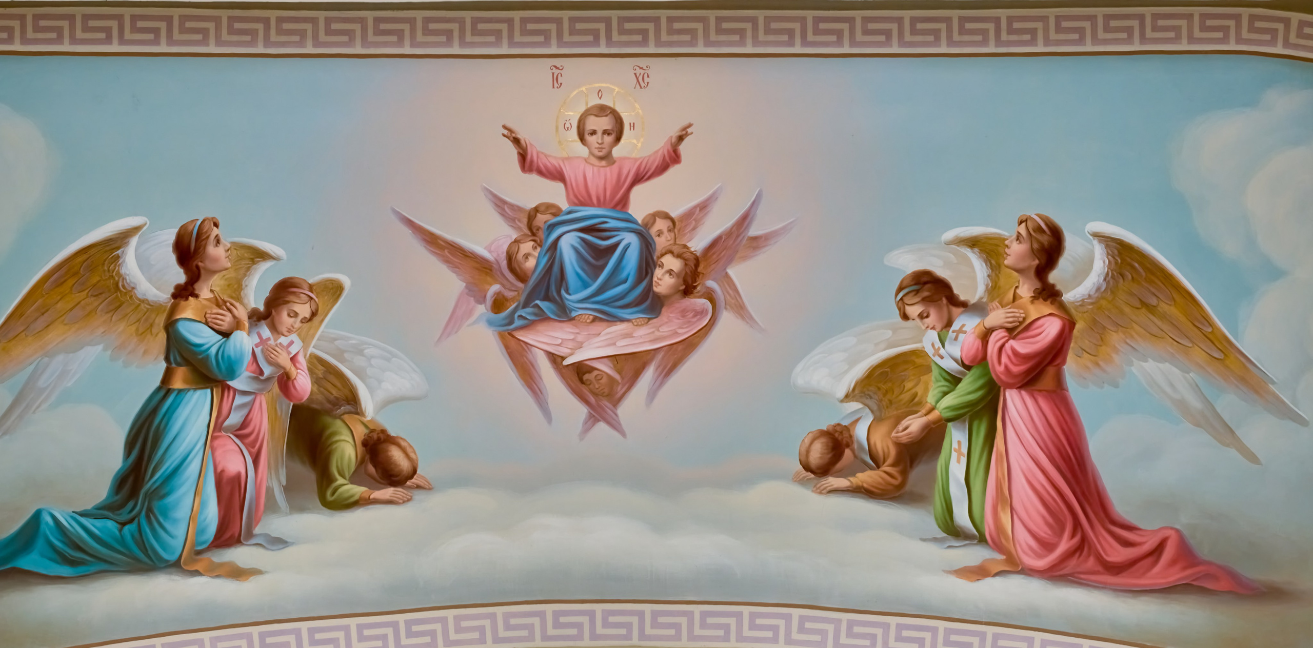 Фотографии Фресок Росписи храма Пророка Божия Илии