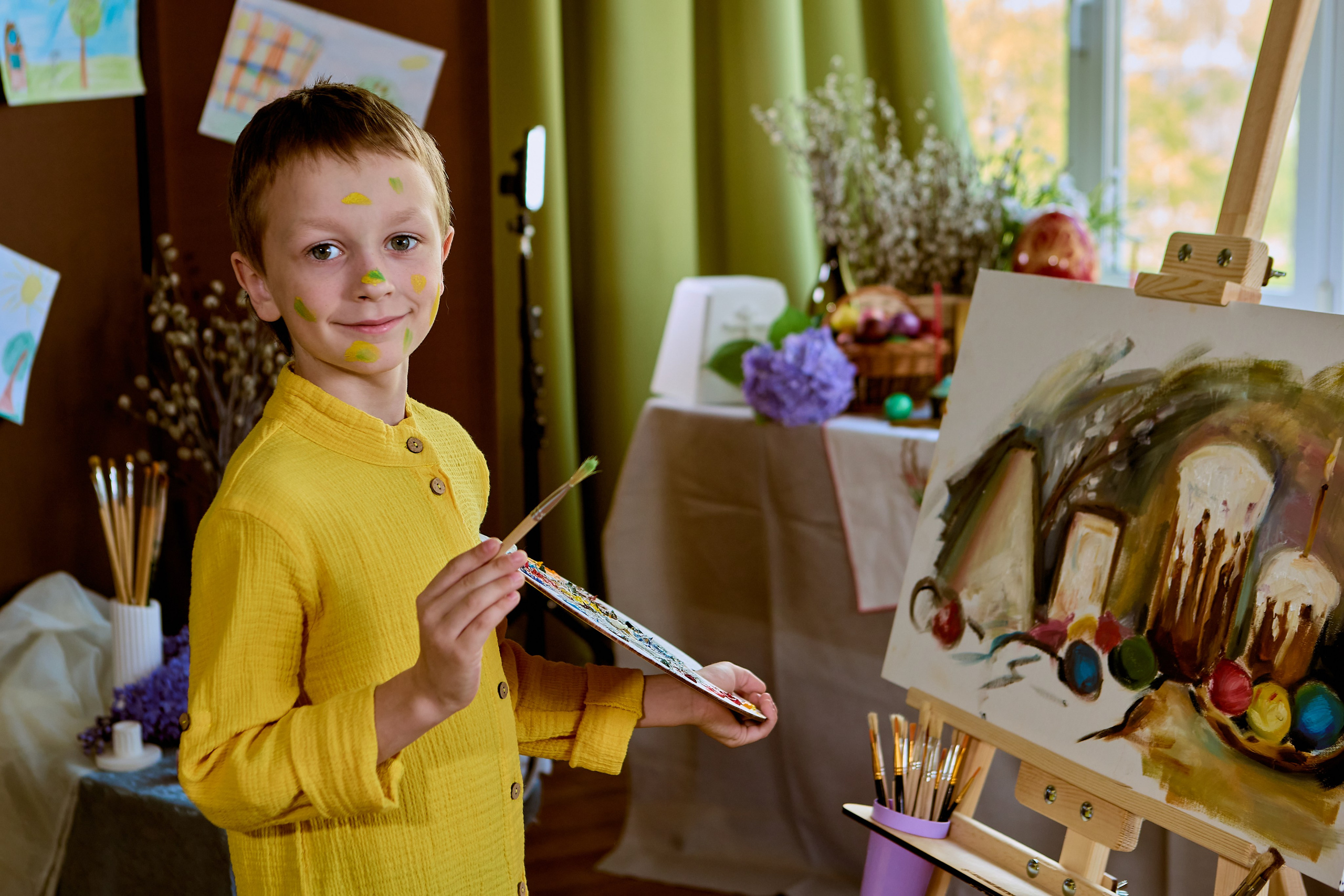 Творческая фотосессия художники