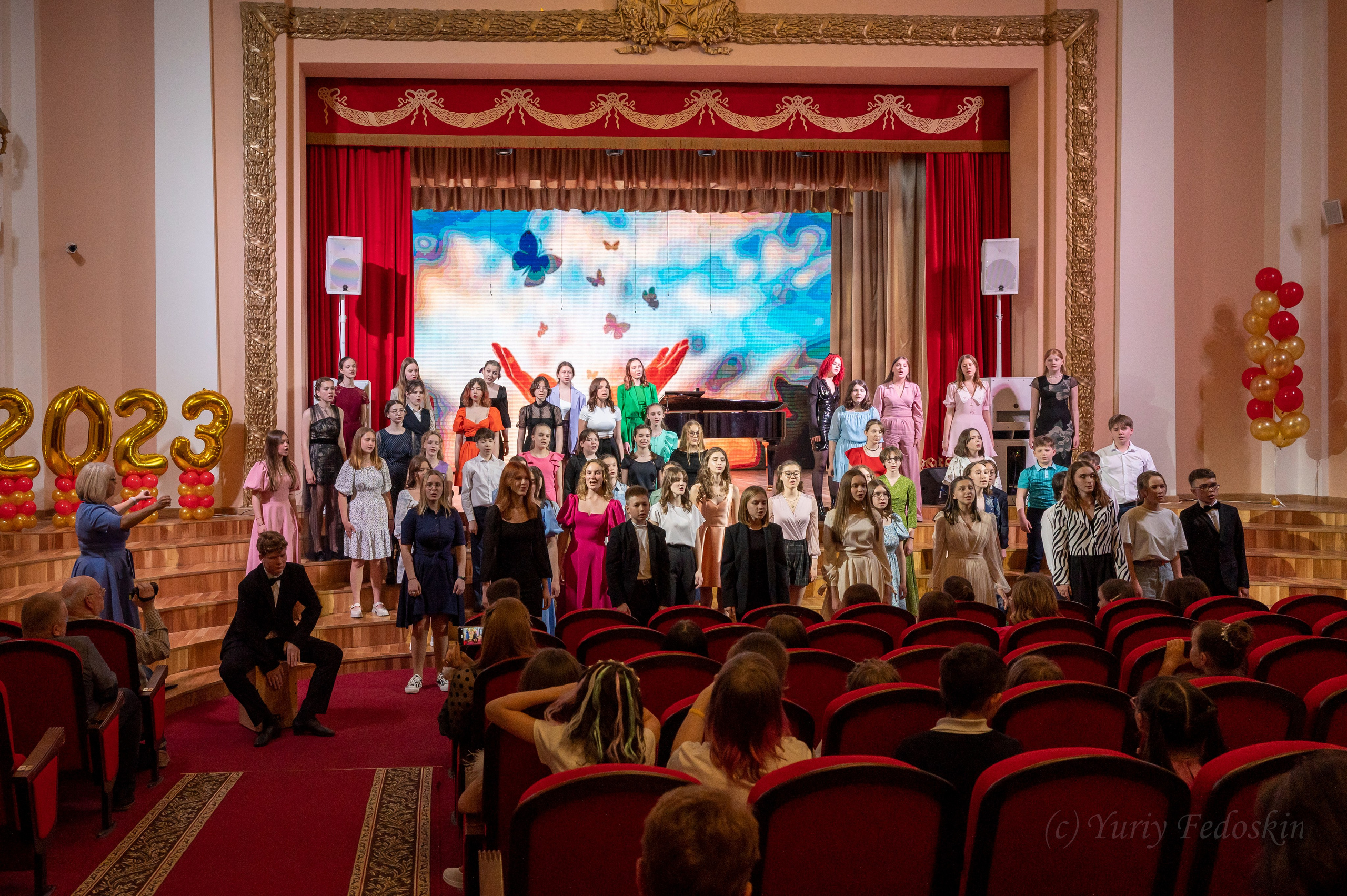 Выпускной хоровая школа «Подлипки» 30.05.23г. Профессиональный фотограф интерьеров в Москве Юрий Федоскин