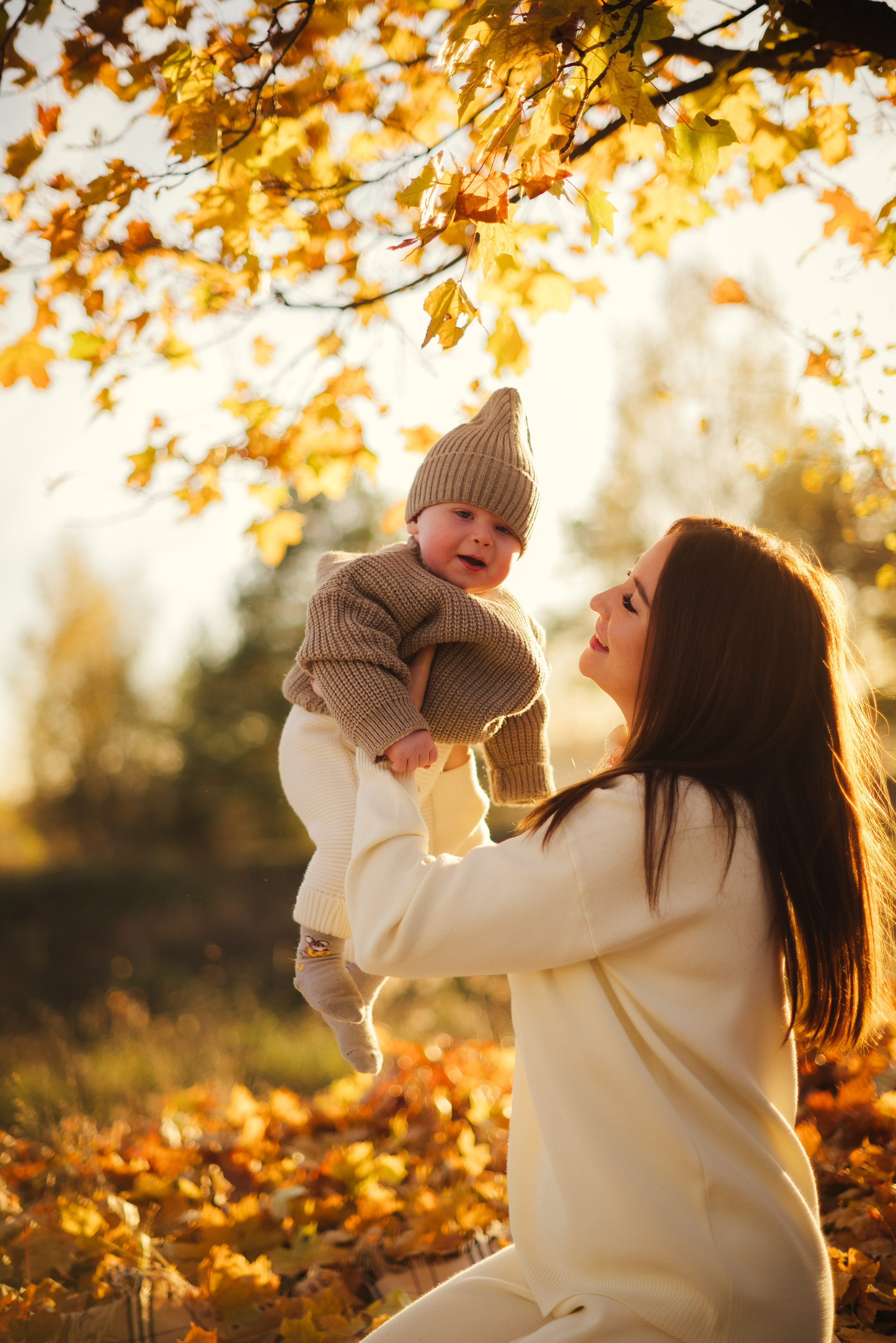 Мамочки осенью. Семейный и детский фотограф в Щелково Алена Дробот