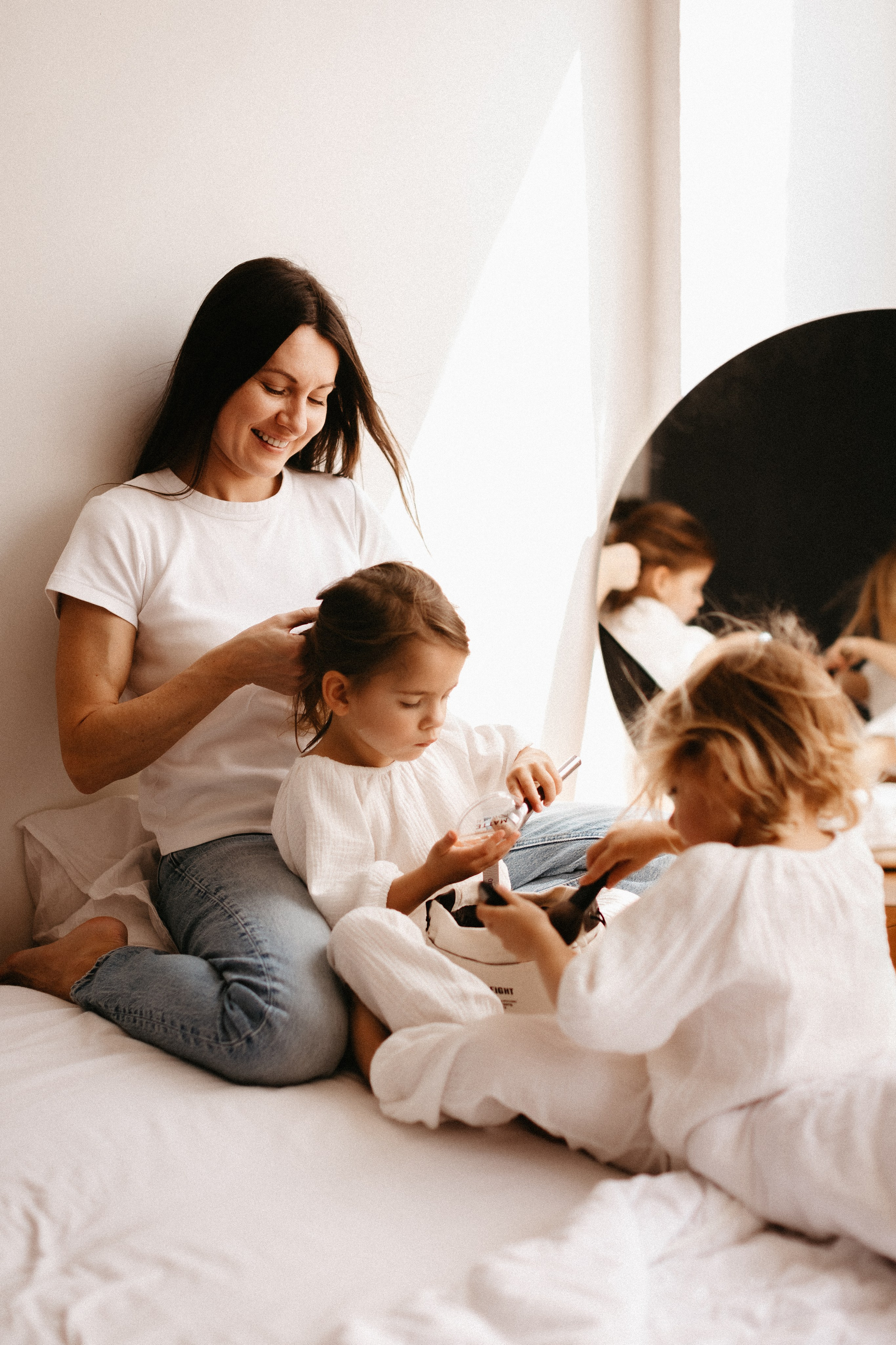 Мама и девочки. Евгения Пелипас