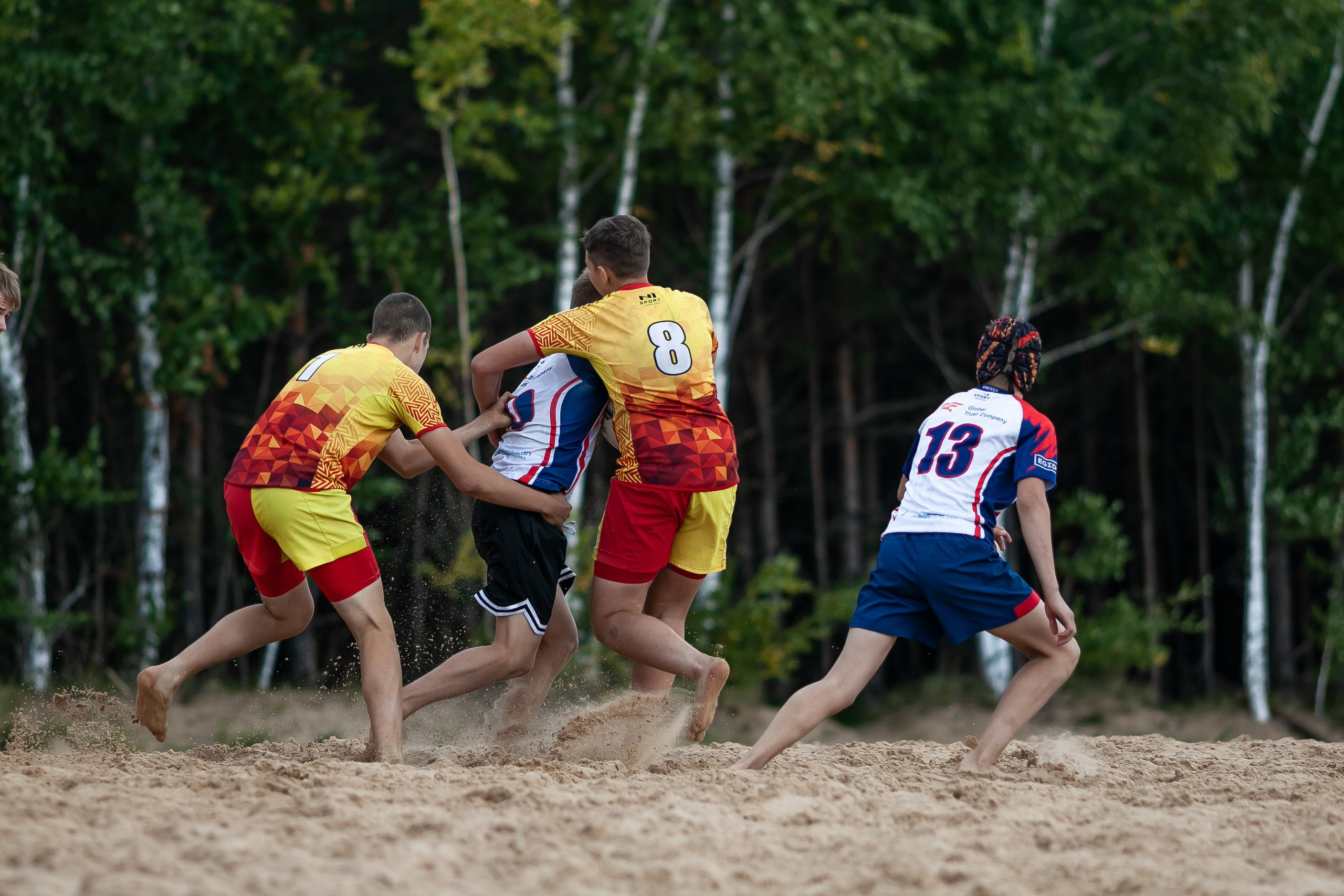 «Кубок «Молота» по пляжному Регби. Фотография