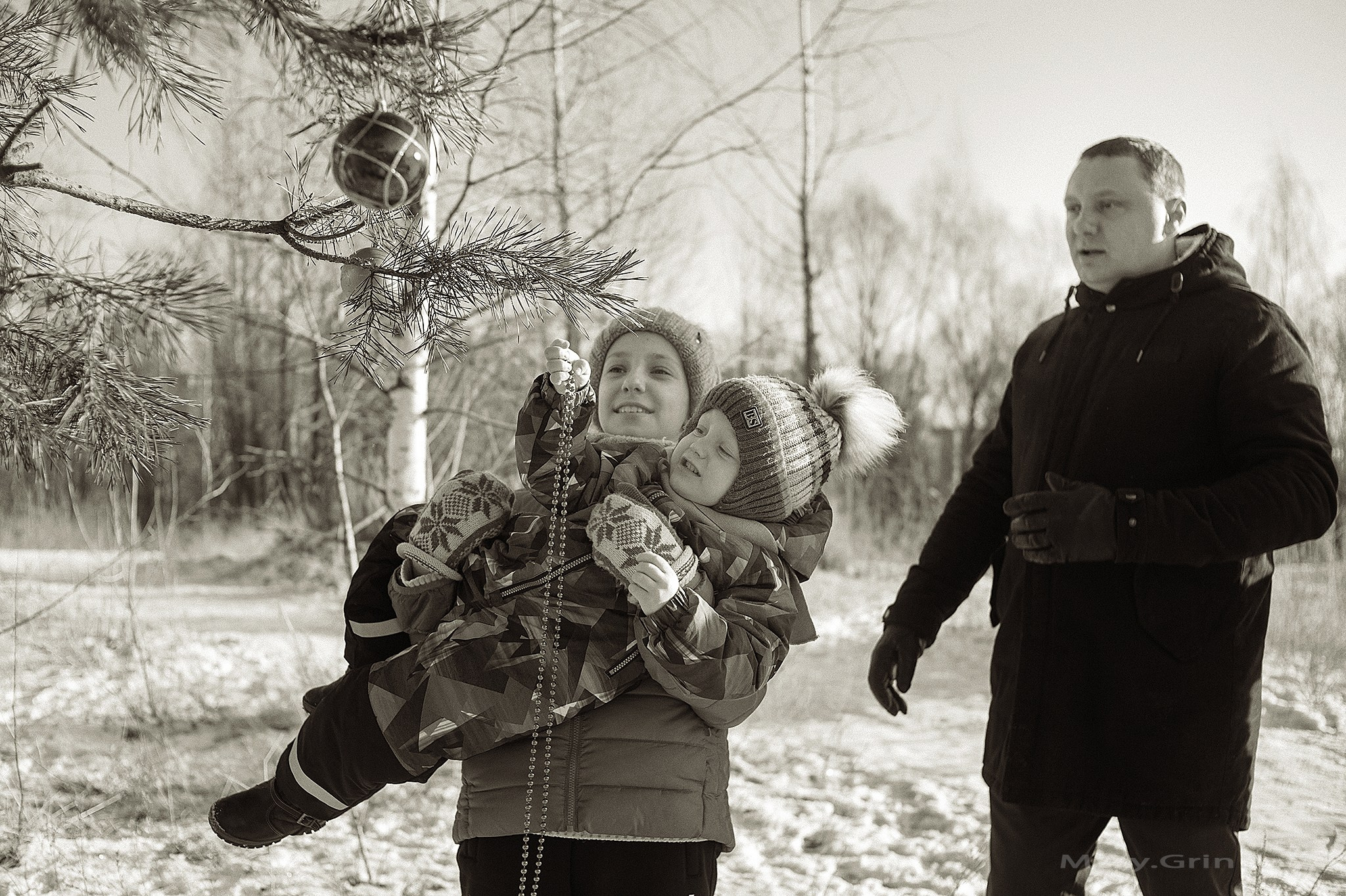 Зимняя фотопрогулка с мандаринами. Детский и семейный фотограф, фотограф мероприятий Нижний Новгород