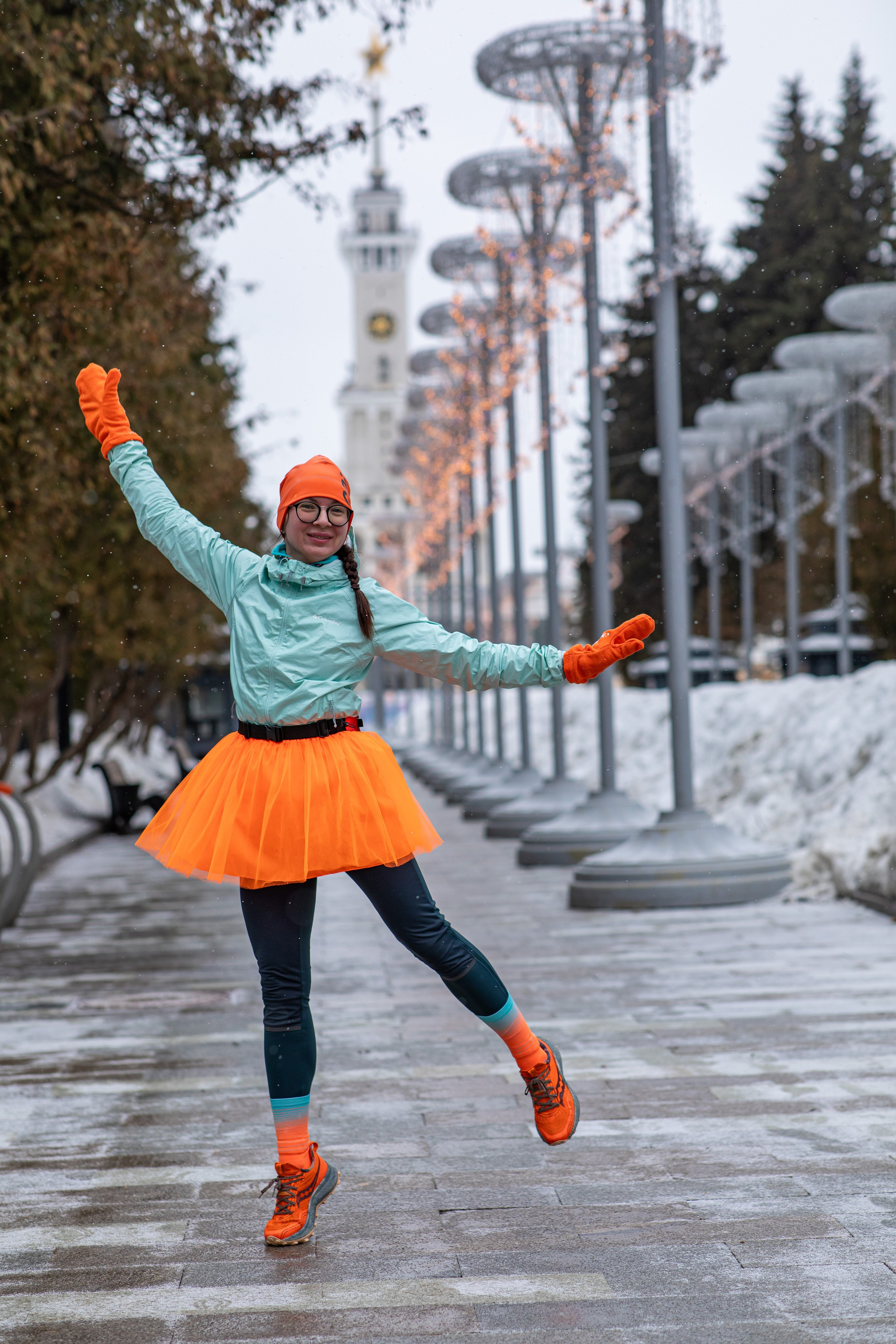 Забег 8 Марта, Речной вокзал. Фотограф Сергей Ловкий