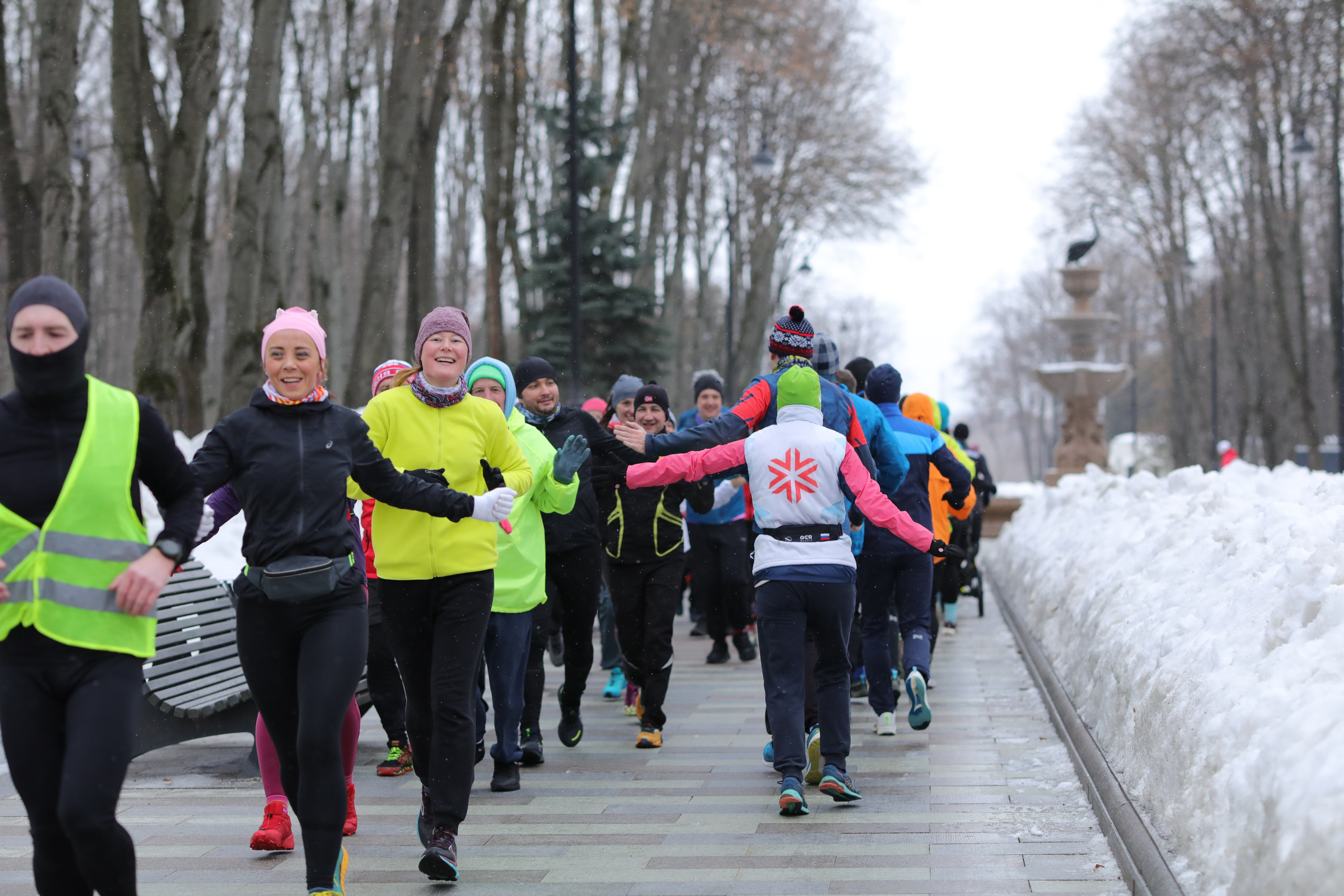 Забег 8 Марта, Речной вокзал. Фотограф Сергей Ловкий