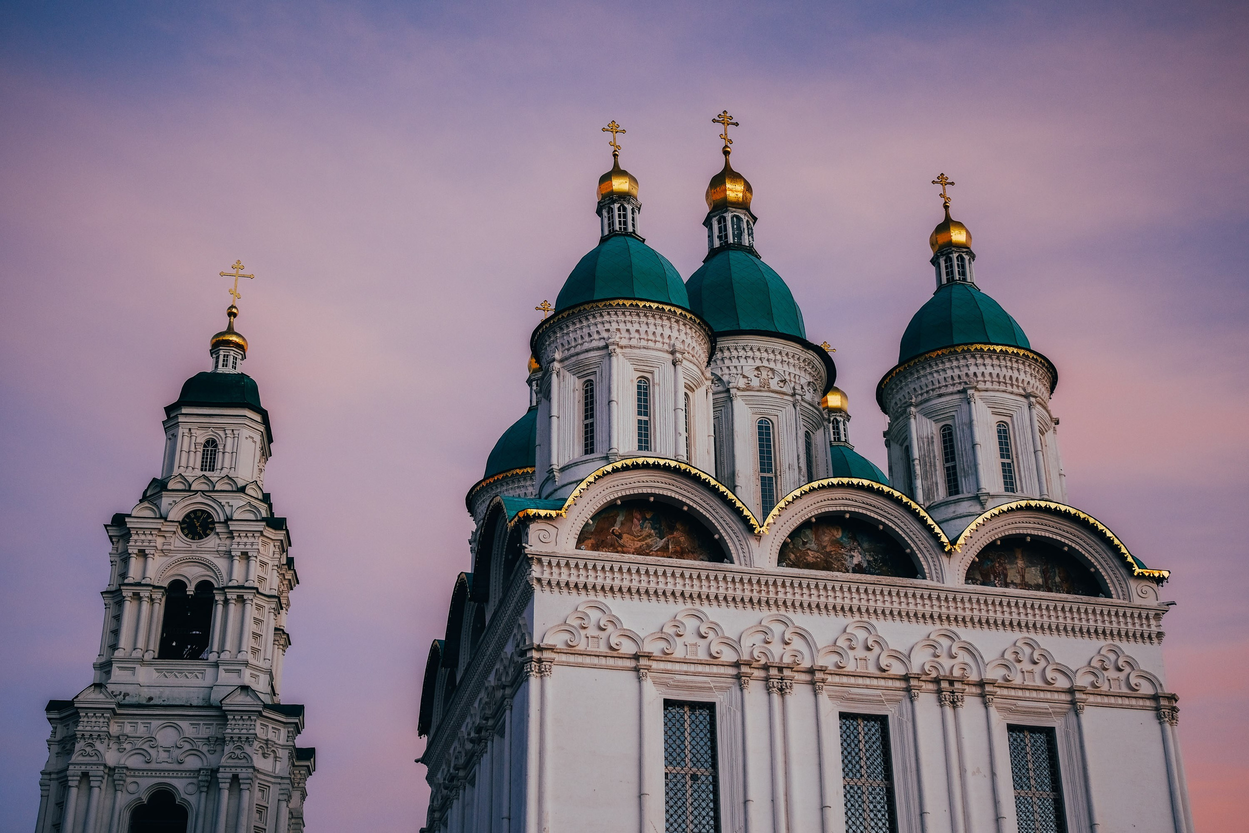 Розовый закат. Фотограф Анатолий Деникин