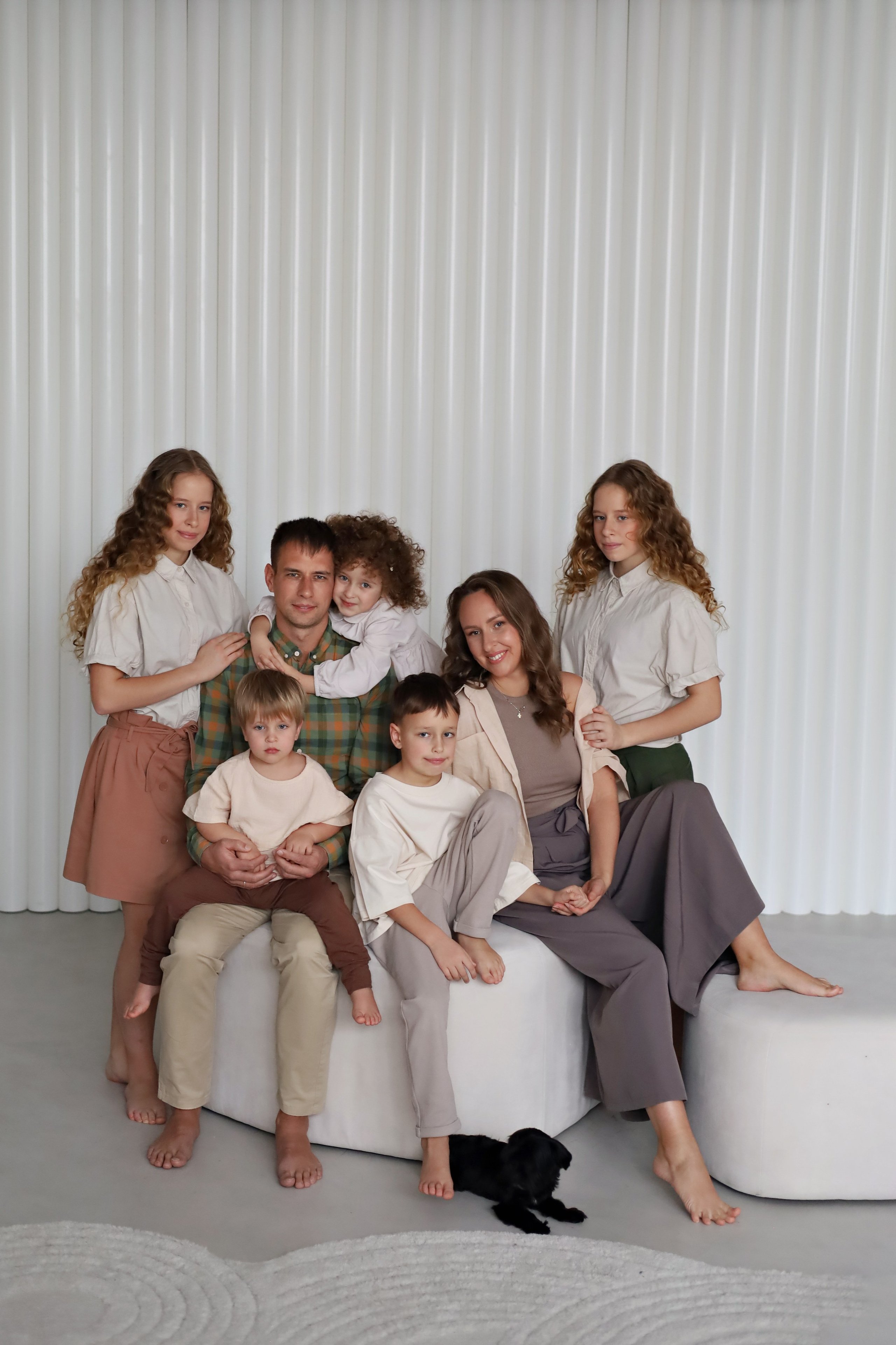 Большая семья (МК Насти Околот). Семейный фотограф в Казани Римма Гатауллина