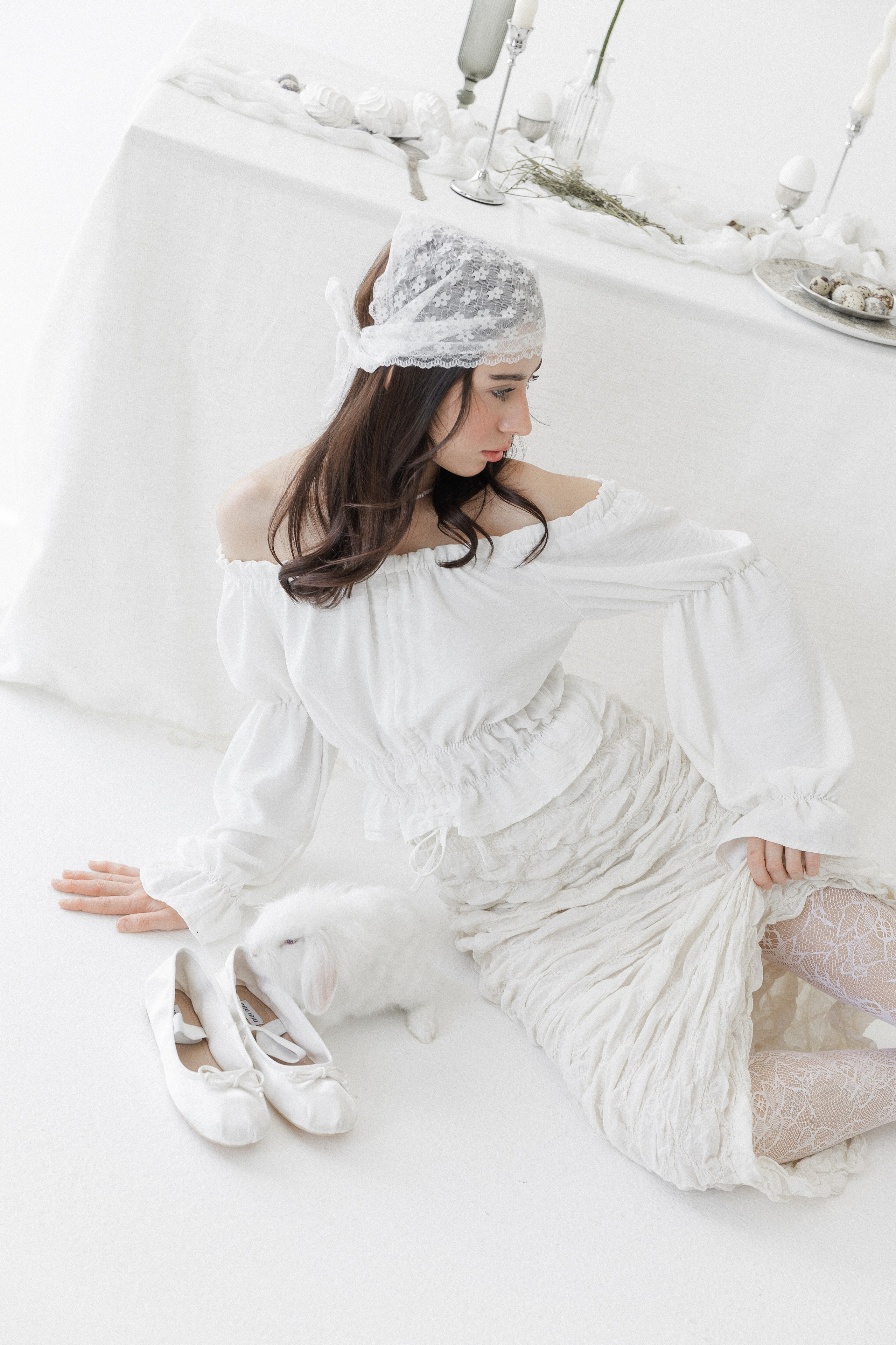 Творческая съемка к Пасхе с кроликом. Главная