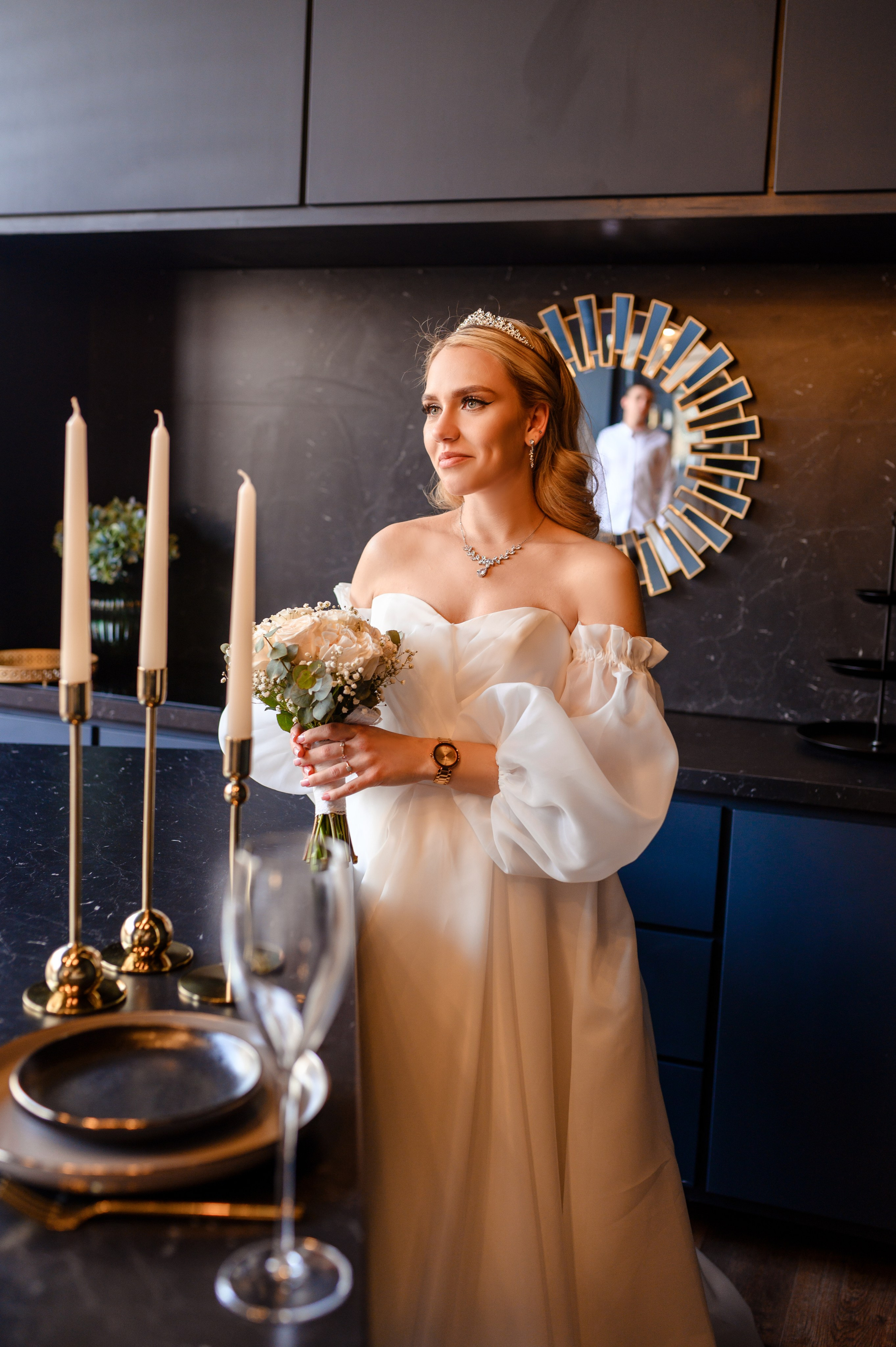 Свадебная фотосессия в фотостудии Аврора зал Эклипс. Семейный и свадебный фотограф в Донецке и Макеевке Дяченко Наталья