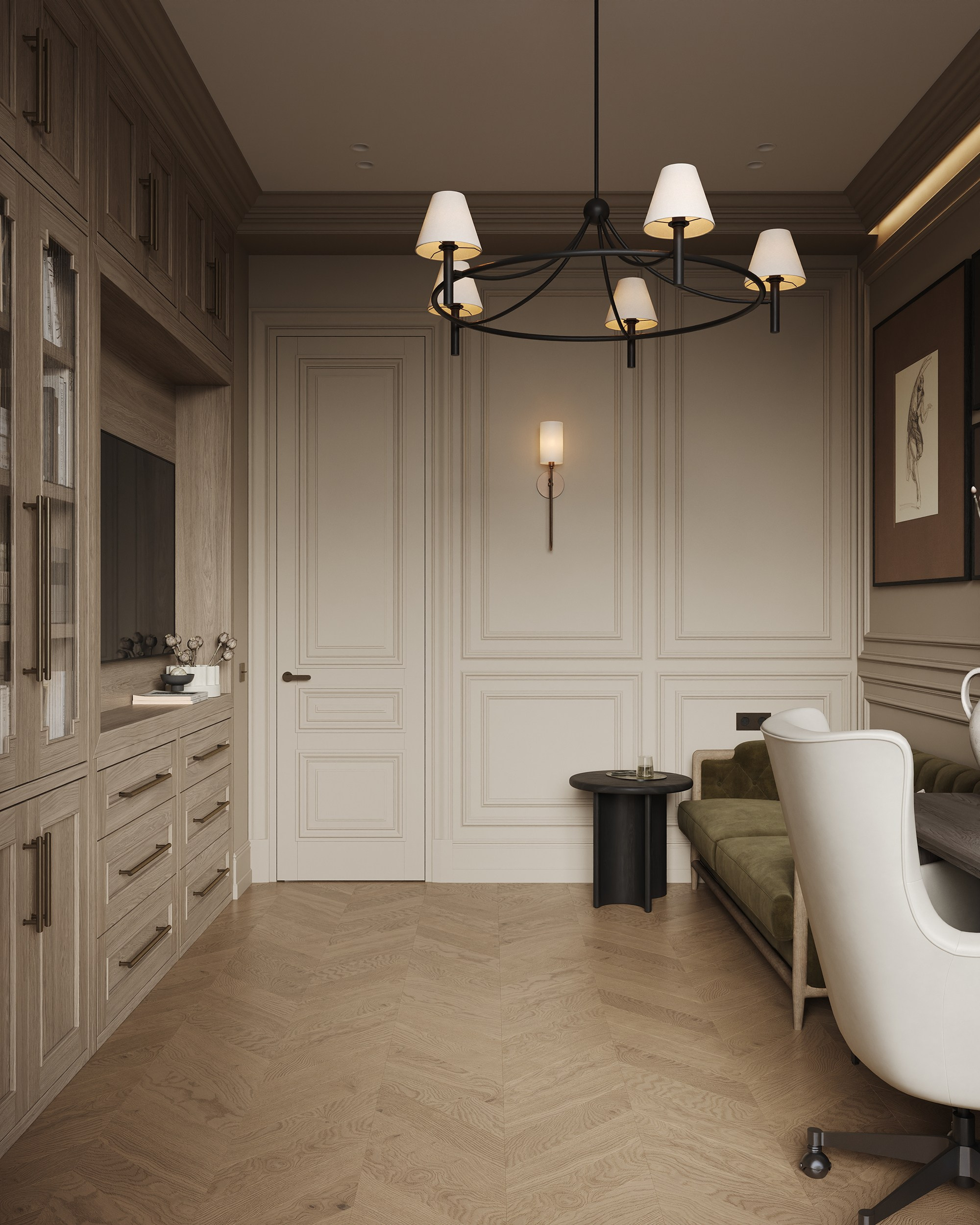 Кабинет «Минина». 3D визуализация интерьера Надежда Соколова