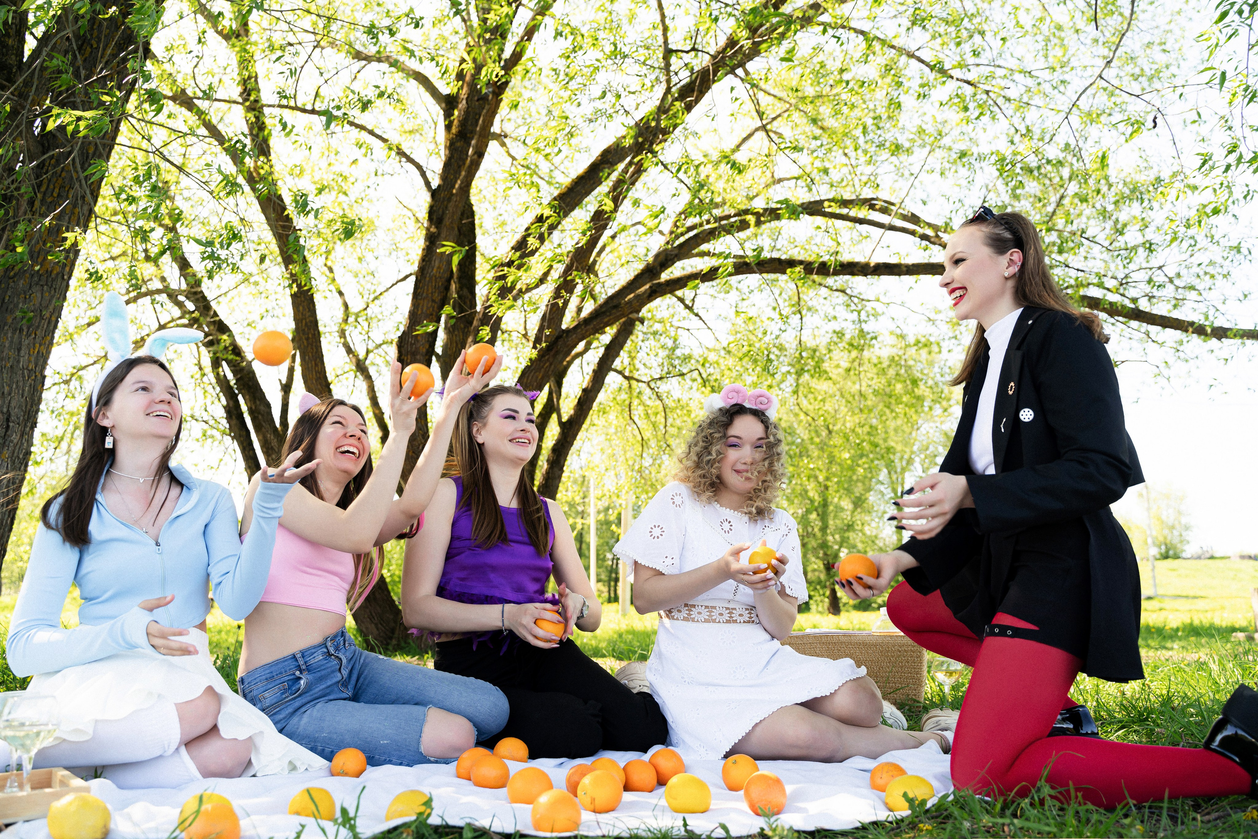 Пикник с подругами. Фотограф Алина Филимонова Тверь