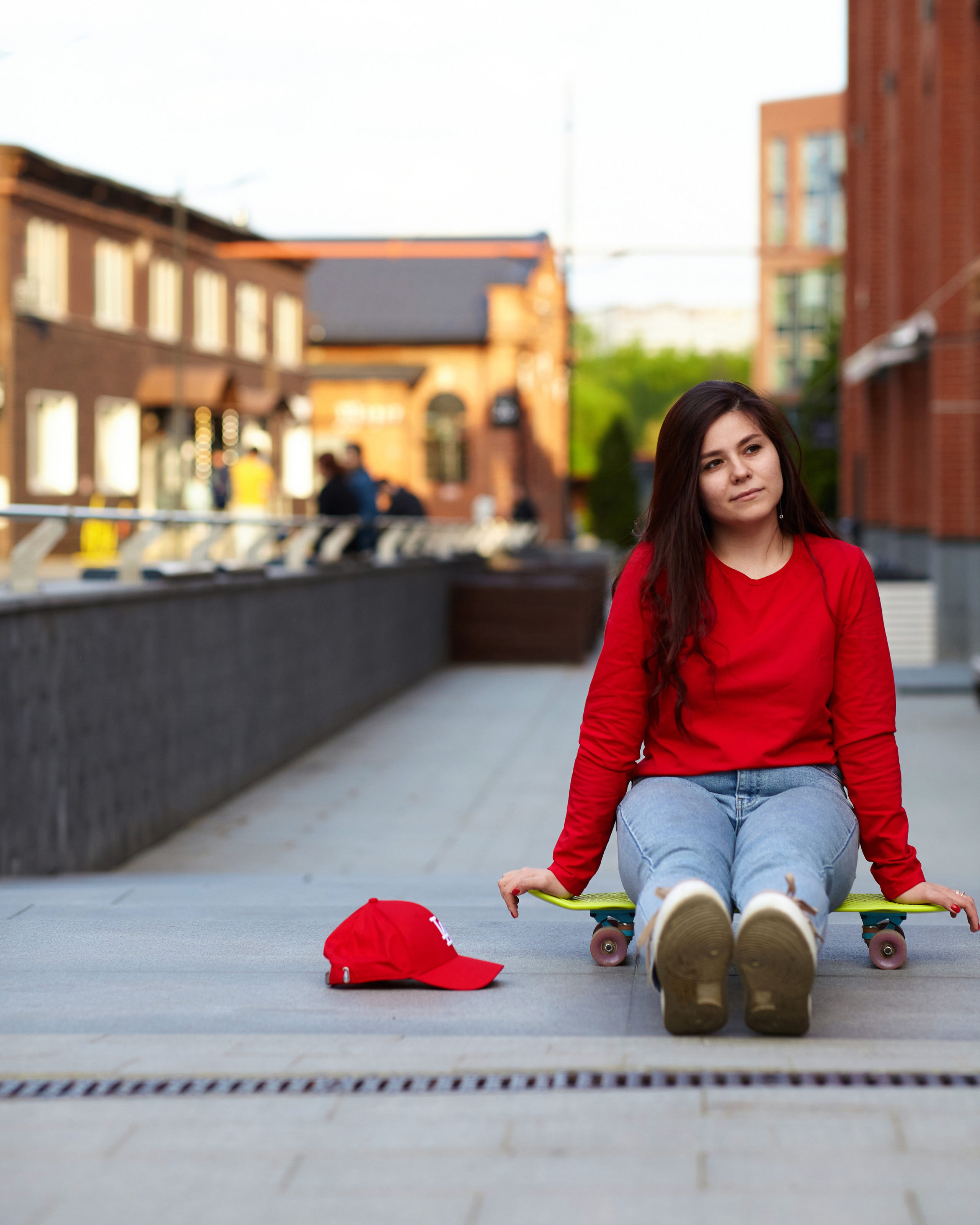 "Уникальная уличная портретная фотосессия Екатерины. Портретный фотограф в Москве Виталий Пересветов
