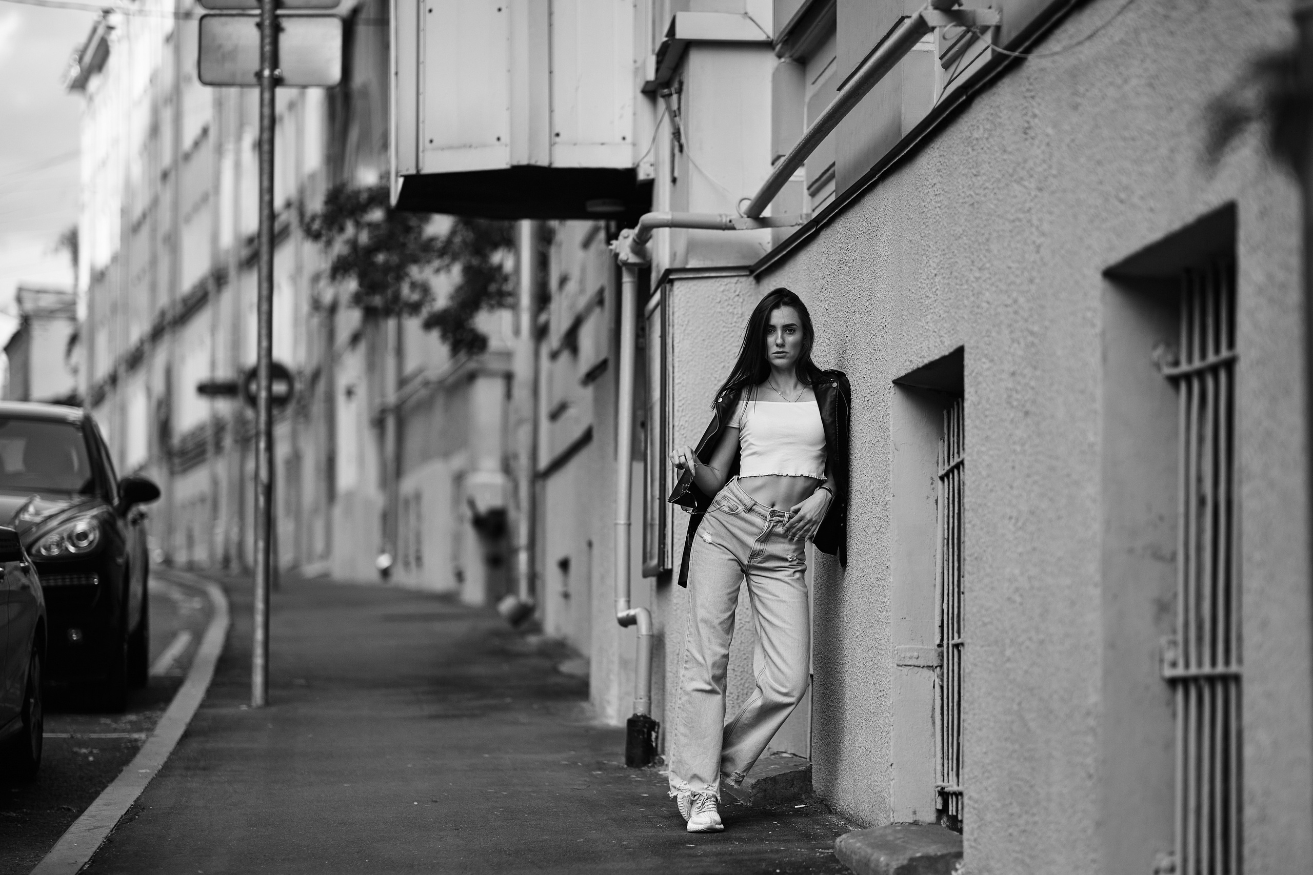 "Уникальная уличная портретная фотосессия Людмилы. Портретный фотограф в Москве Виталий Пересветов