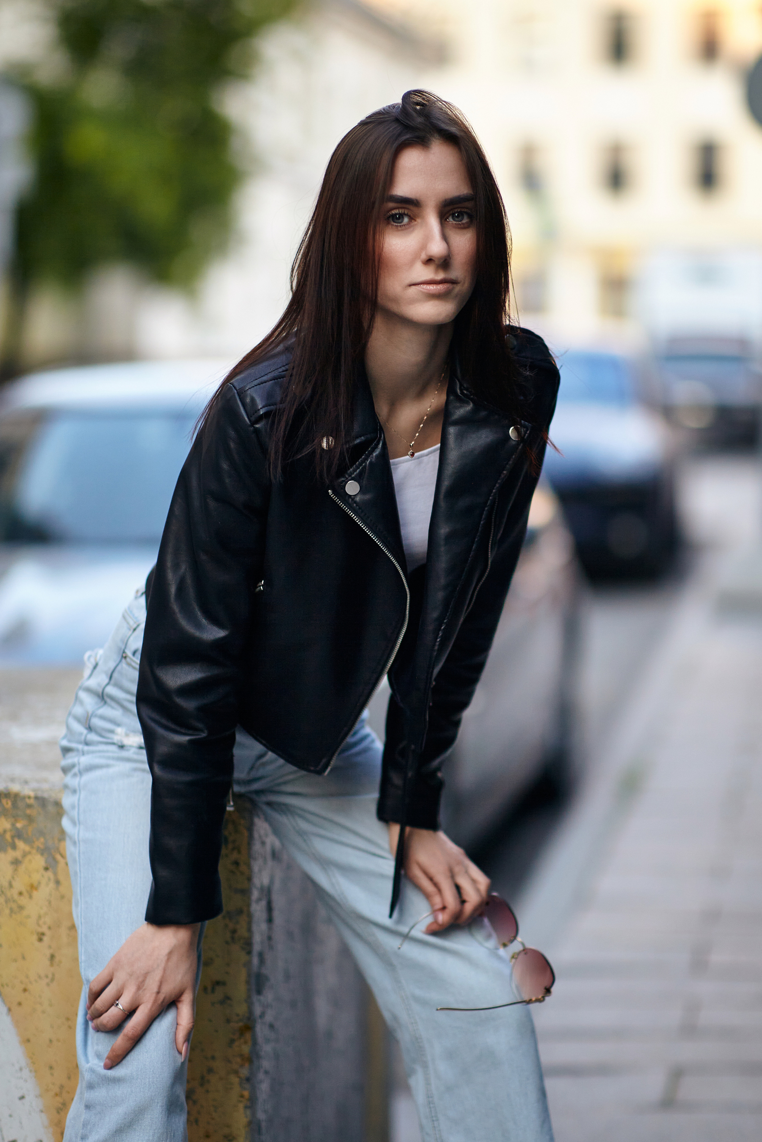 "Уникальная уличная портретная фотосессия Людмилы. Портретный фотограф в Москве Виталий Пересветов