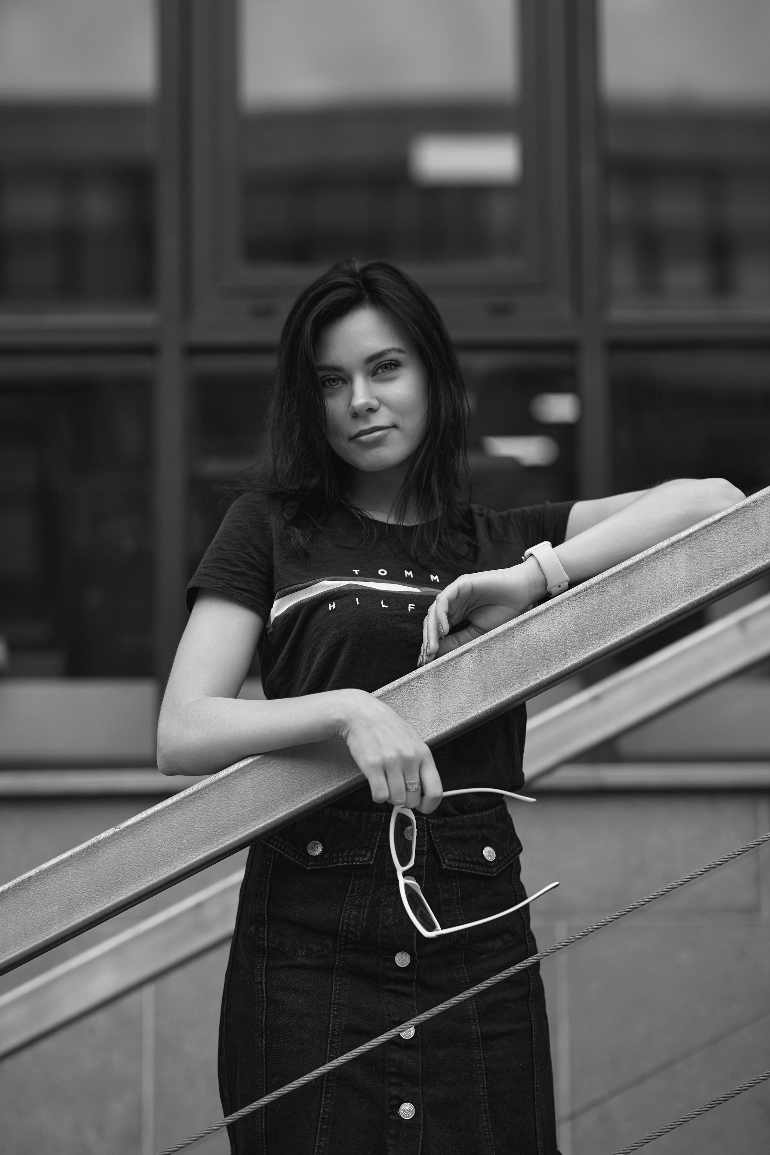 Эксклюзивная фотосессия на улицах Москвы в стиле стрит-фотографии.